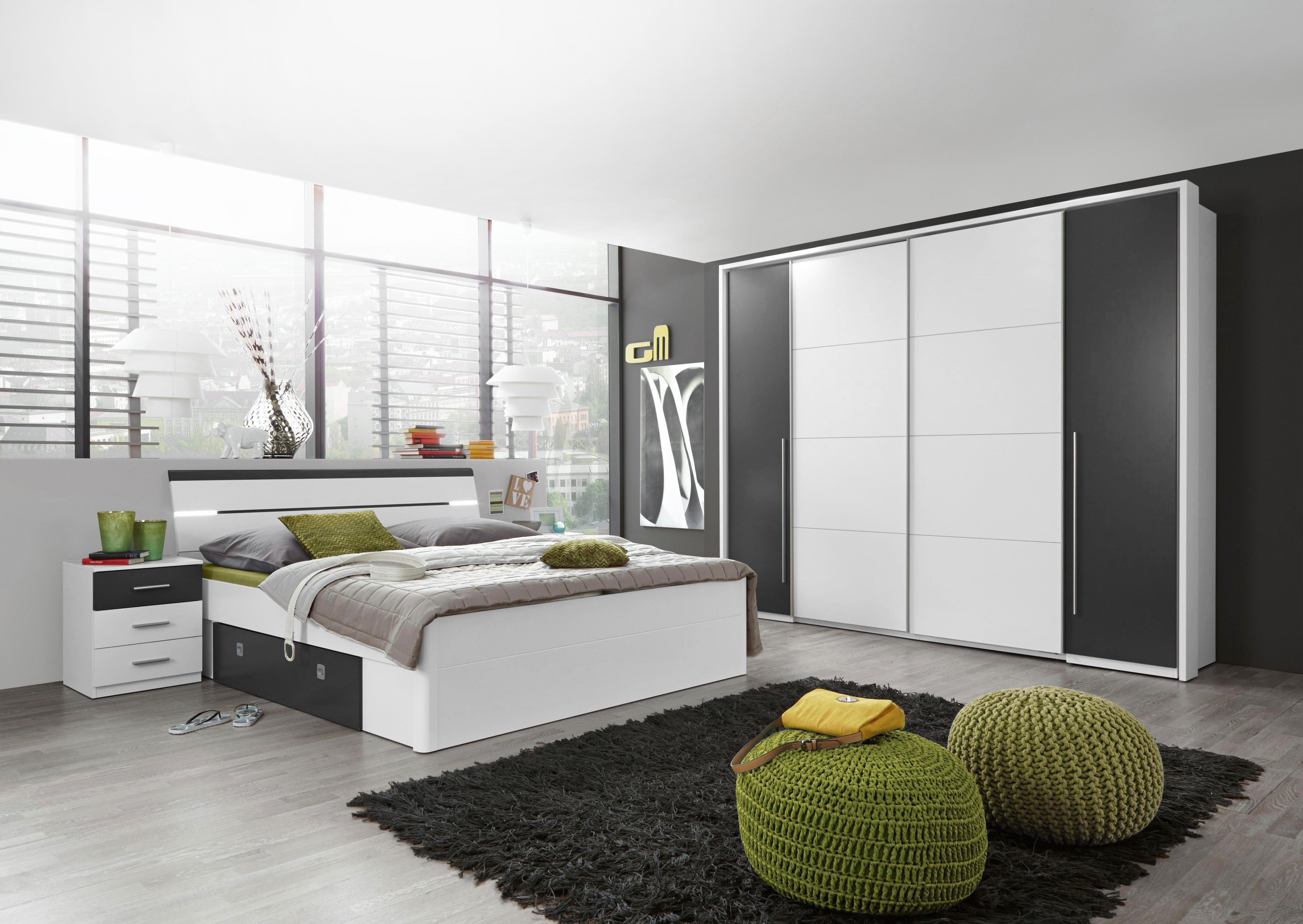 Schlafkontor Stauraumbett Mars Bettanlage inklusive Bettschubkästen und Nac günstig online kaufen