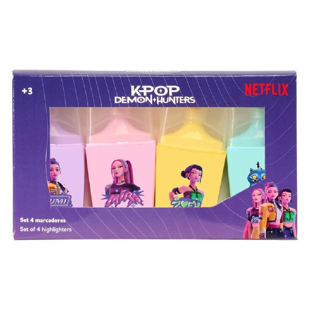 safta Buntstift Kpop Demon Hunters Textmarker Set