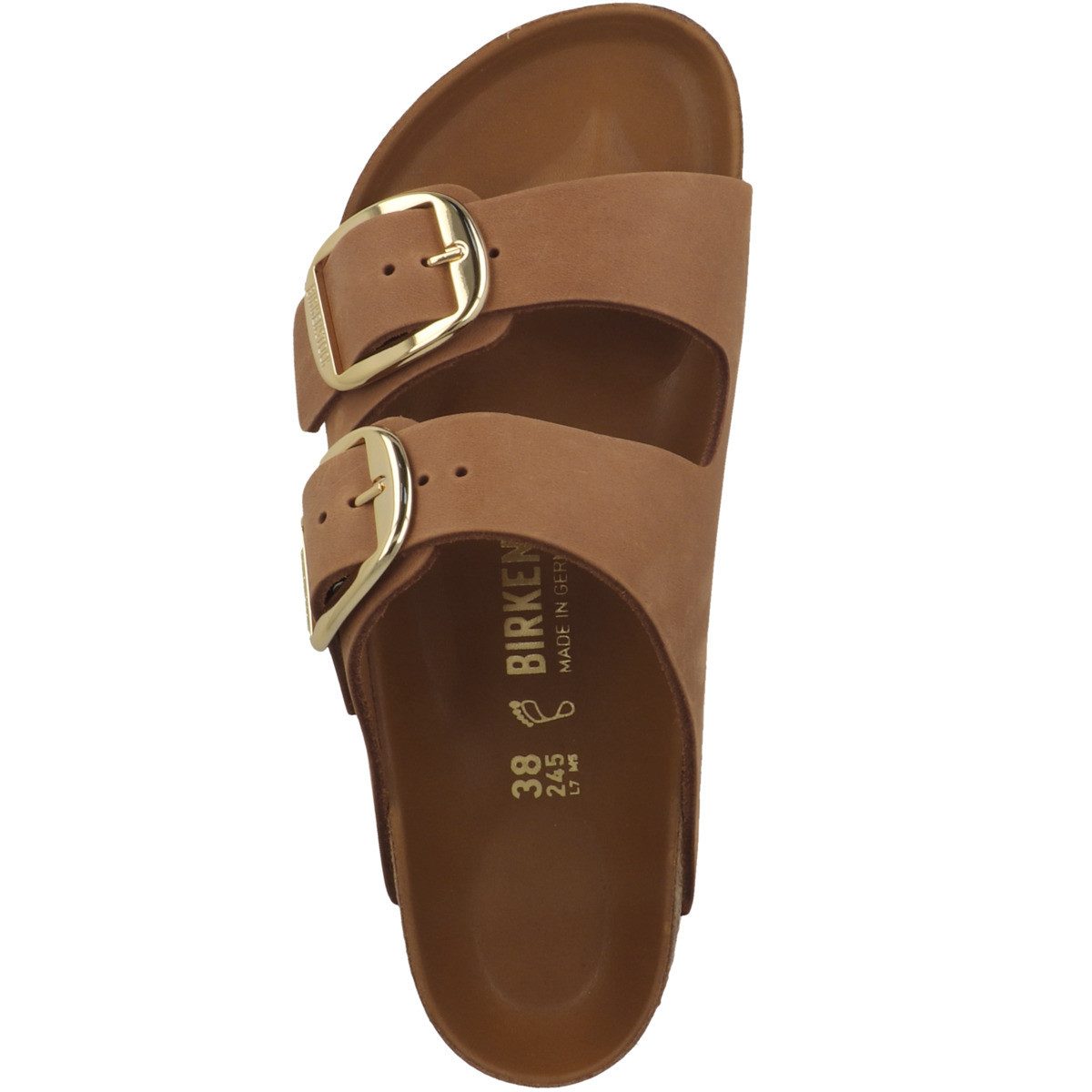 Birkenstock Arizona Big Buckle geöltes Nubukleder schmal Damen Sandale Sandaletten, Sommerschuhe, Badeschuhe, Riemchen, Schlappen