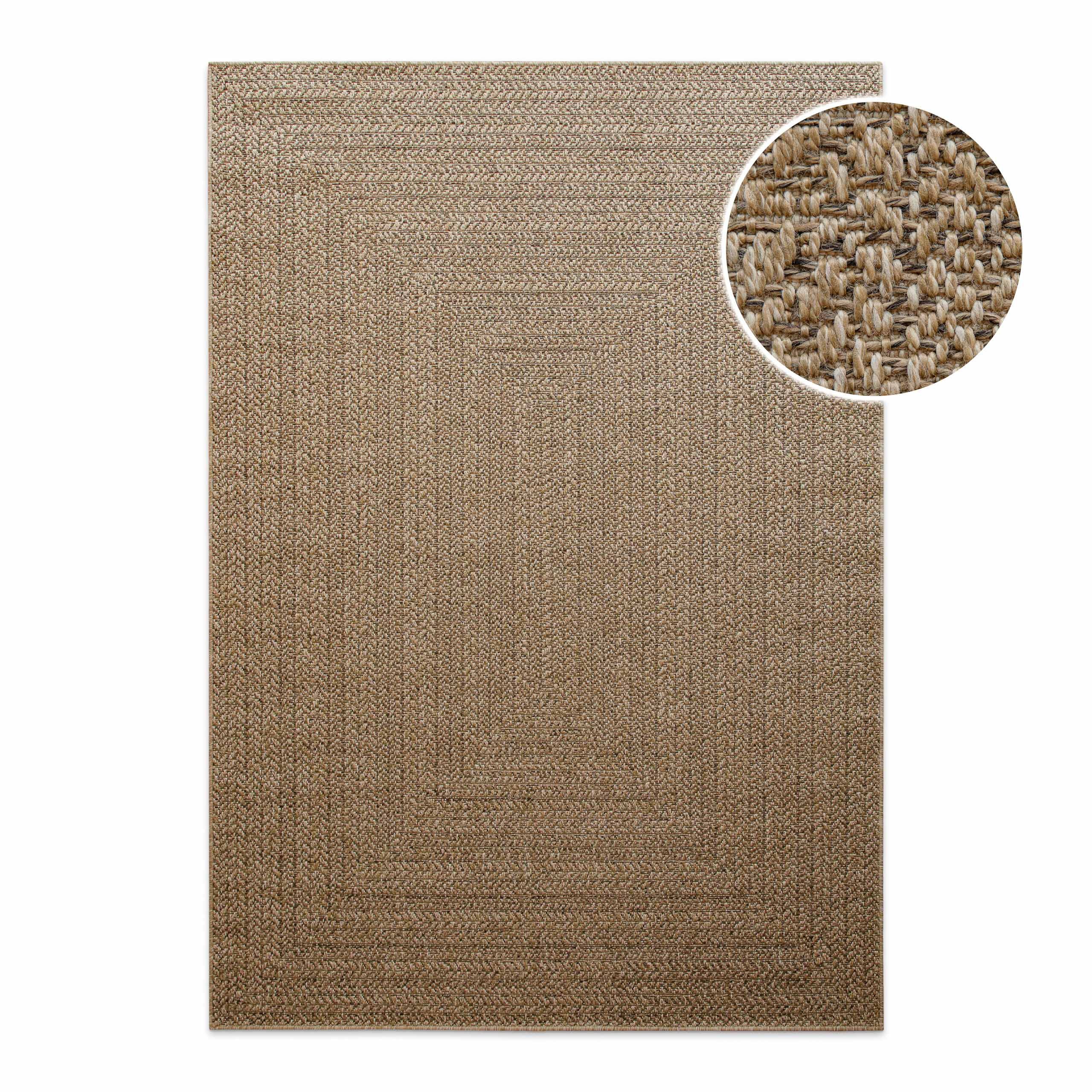 Wecon home Teppich Layo, rechteckig, Höhe: 6 mm, Flachgewebe, wetterfest, geometrisches Design, In- & Outdoor Teppich