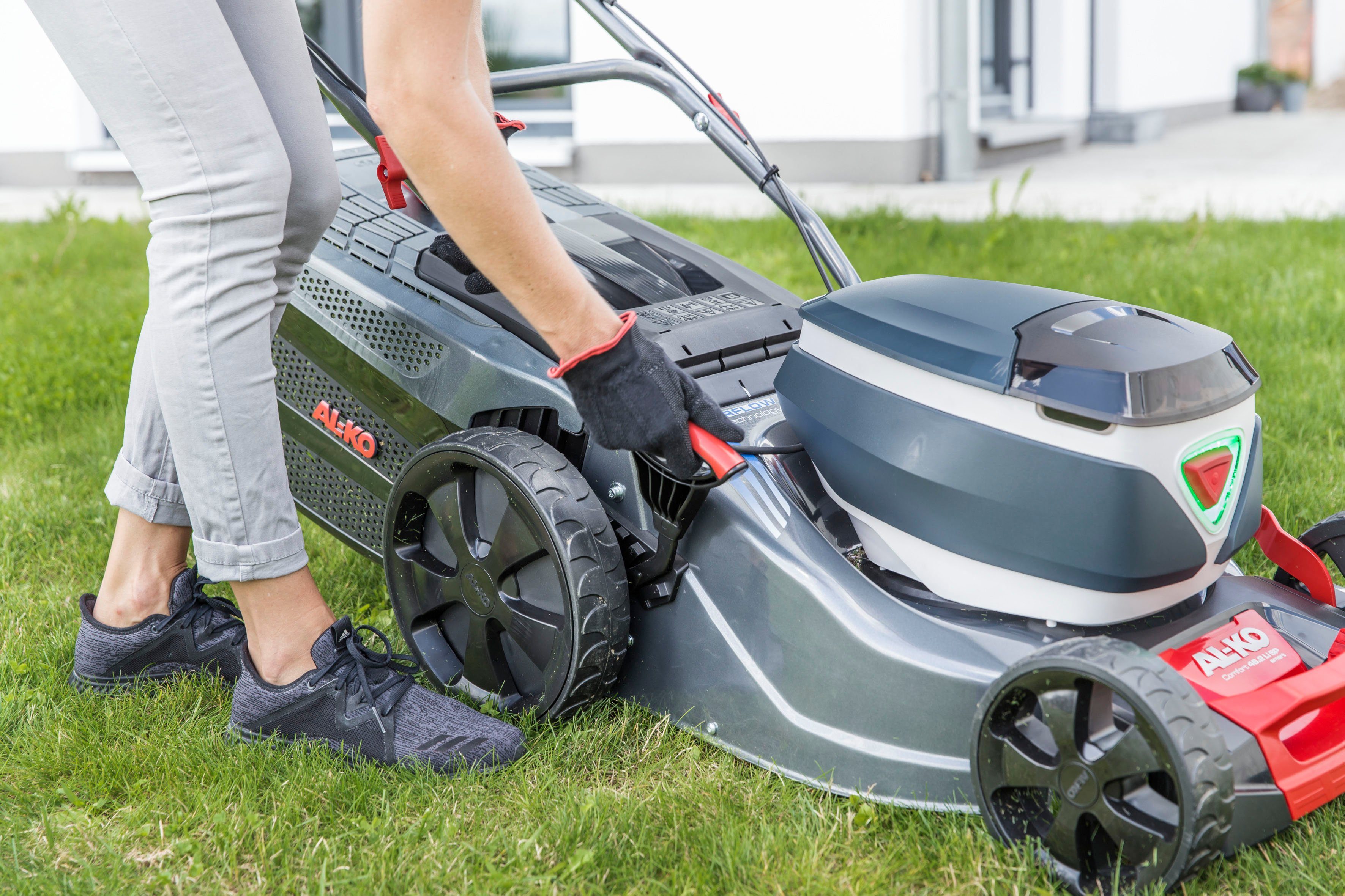 AL-KO Akkurasenmäher 36 V ENERGY FLEX 46.2 Li SP-W Comfort, 46 cm Schnittbreite, (Set), 46 cm Schnittbreite, inkl. 1 Akku und Ladegerät