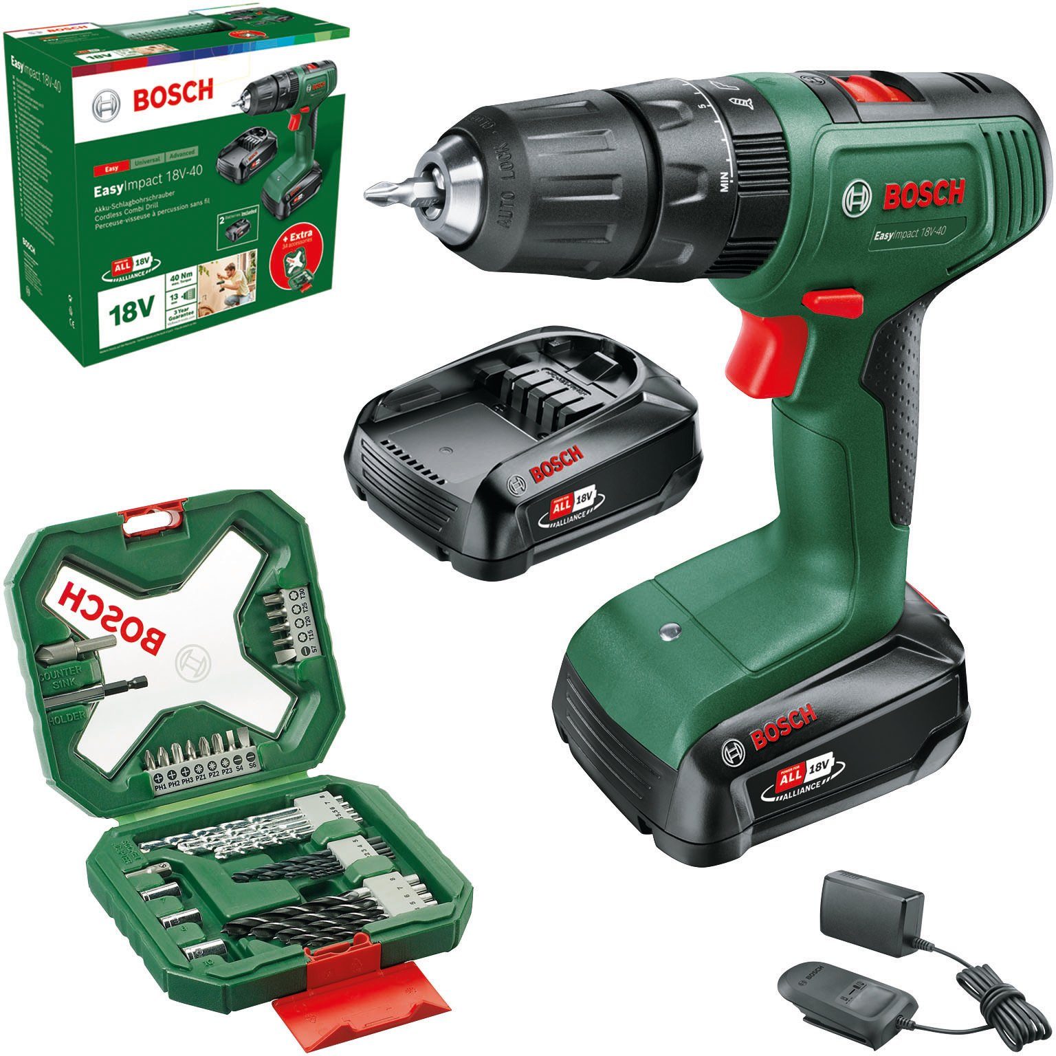 Bosch Home & Garden Akku-Schlagschrauber EasyImpact günstig online kaufen