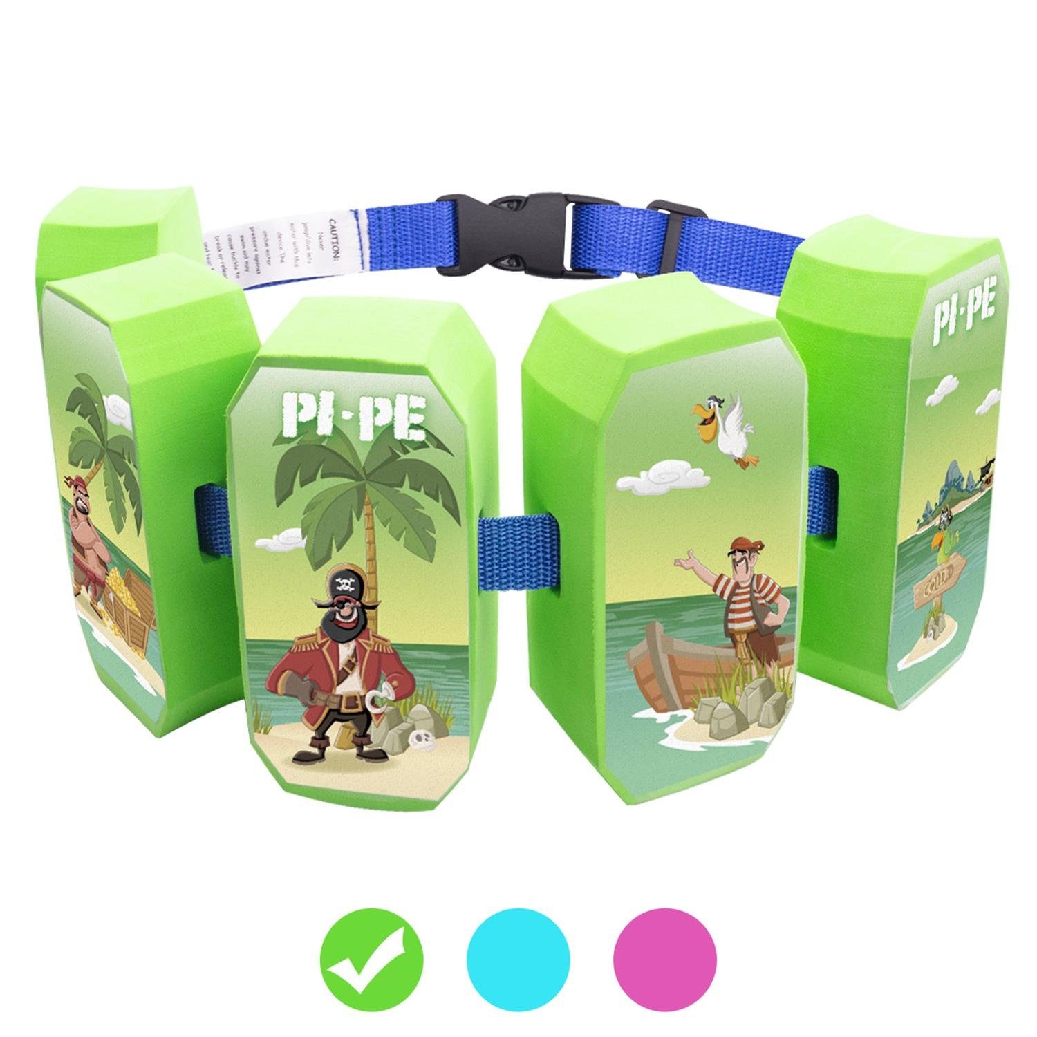 PI-PE Schwimmweste PI-PE Schwimmgürtel Kinder Pro grün