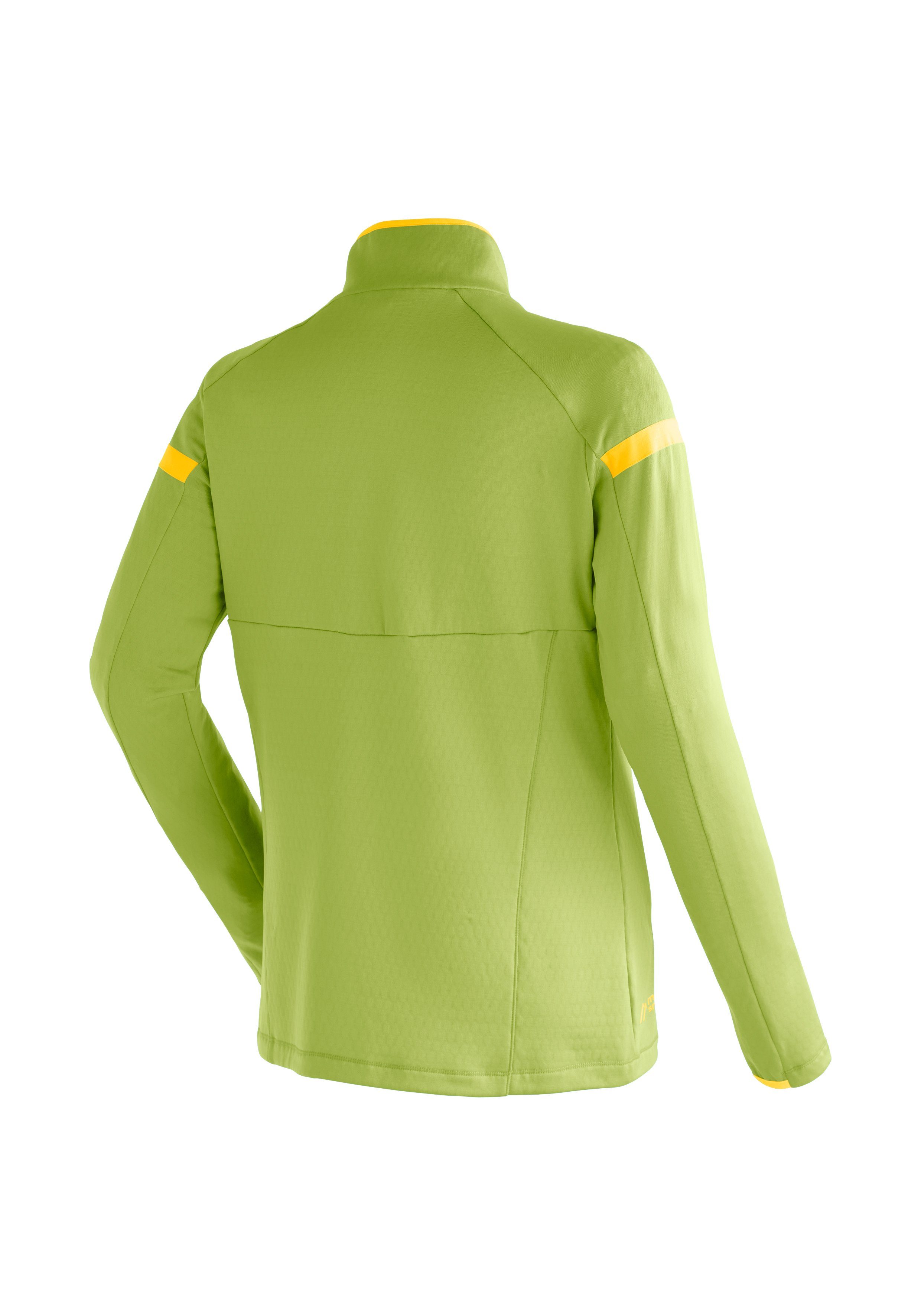 grasgrün W Maier Sports Granni Midlayer Funktionsshirt Damen