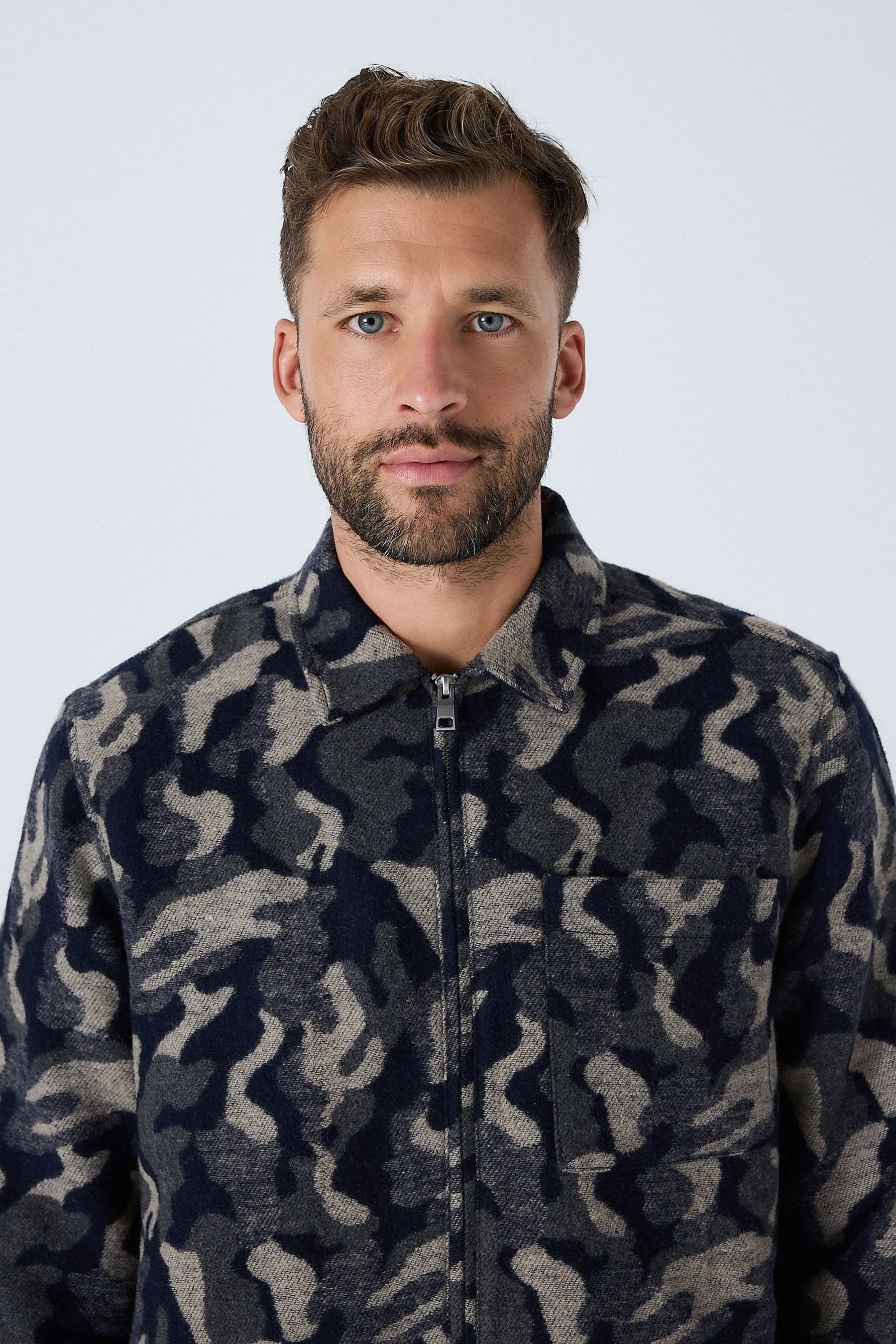 Next Hemdjacke Canvas-Hemdjacke (1-St)