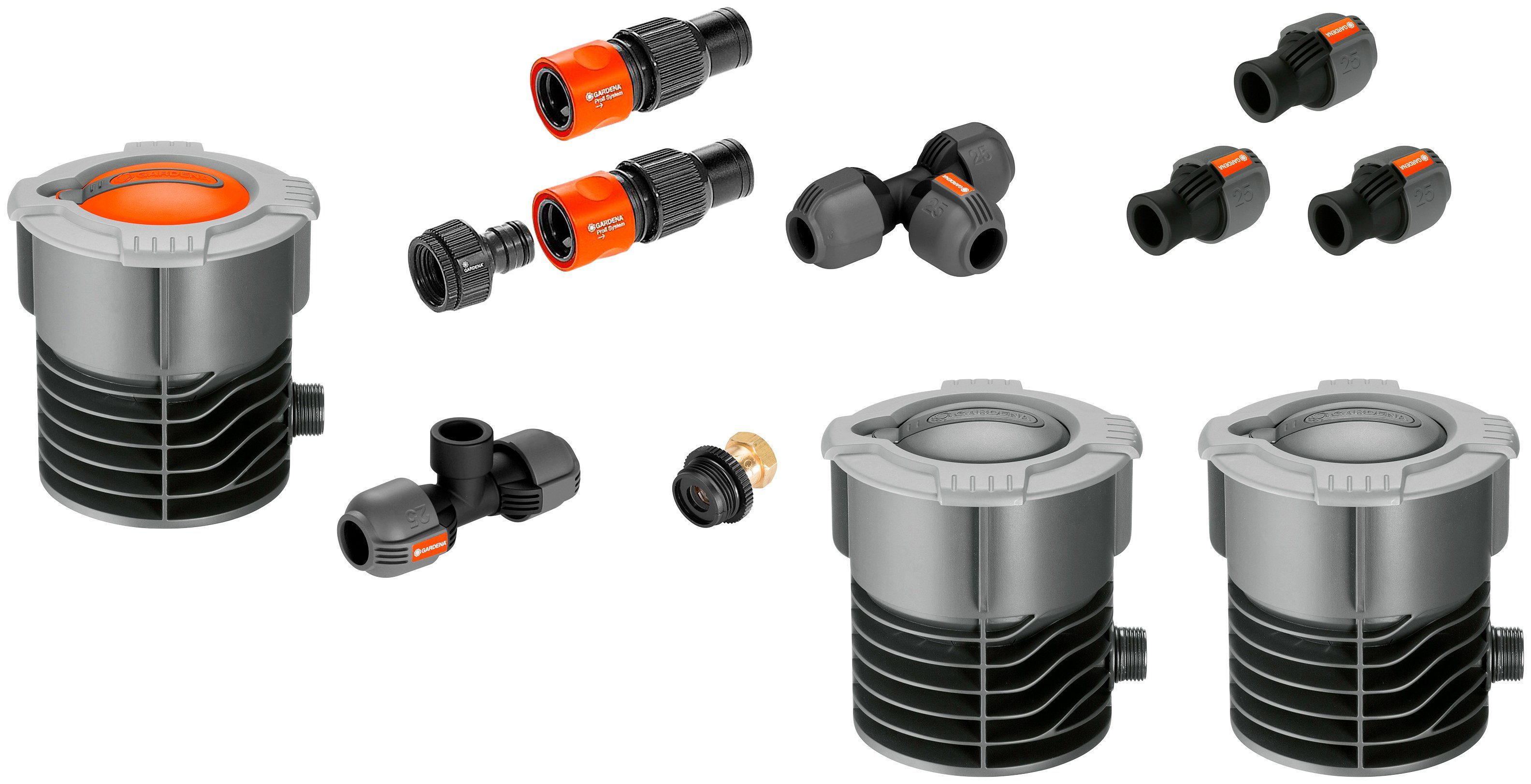 GARDENA Bewässerungssystem Garden Pipeline, 0825520, Starter Set mit 2