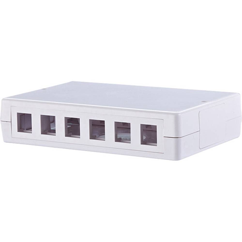 Keystone Anschlussdose AP 6/12 Port unbestück Netzwerk-Patch-Panel