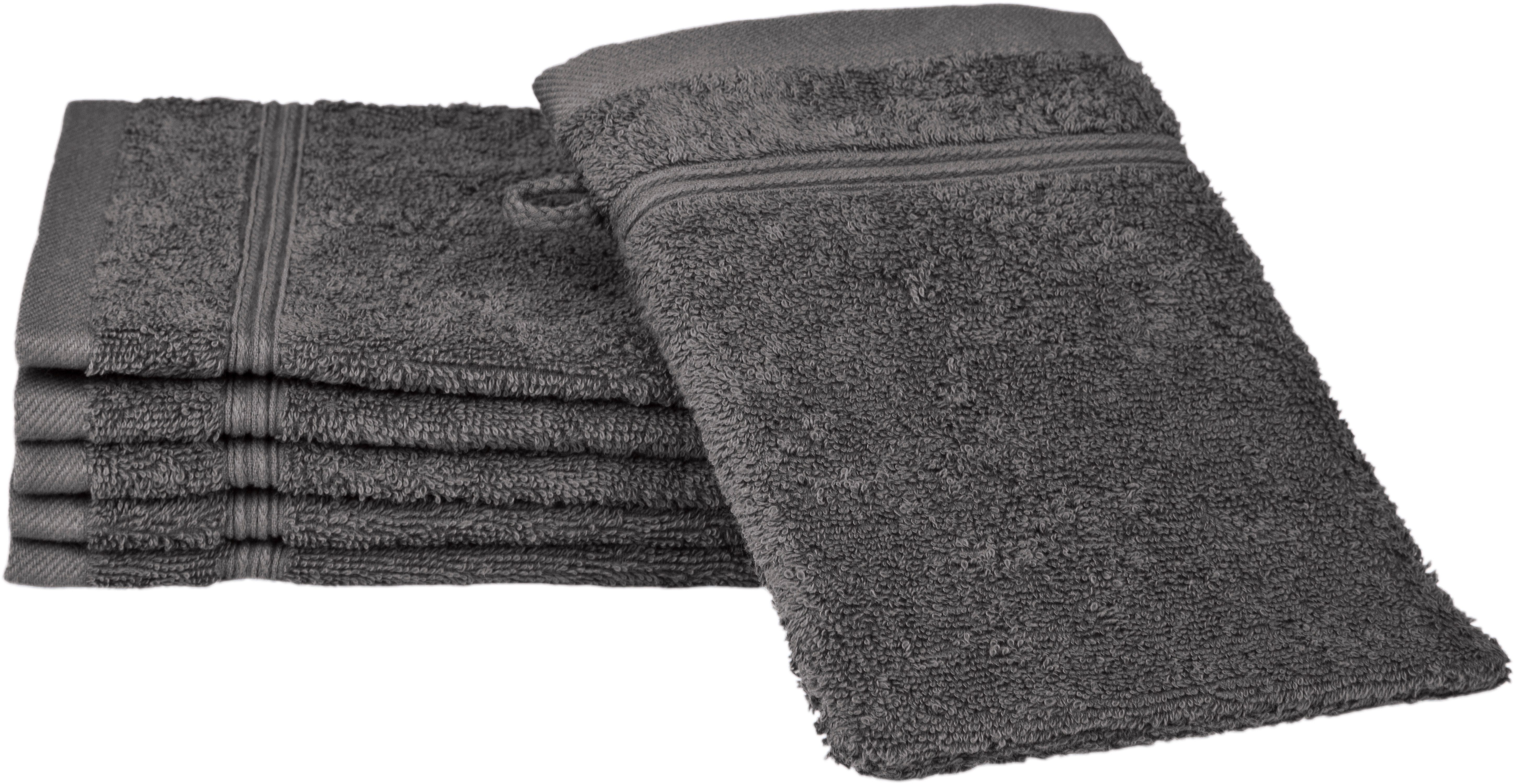 ROSS Waschhandschuh Rubin, (Packung, 6-St), 100% Baumwolle günstig online kaufen