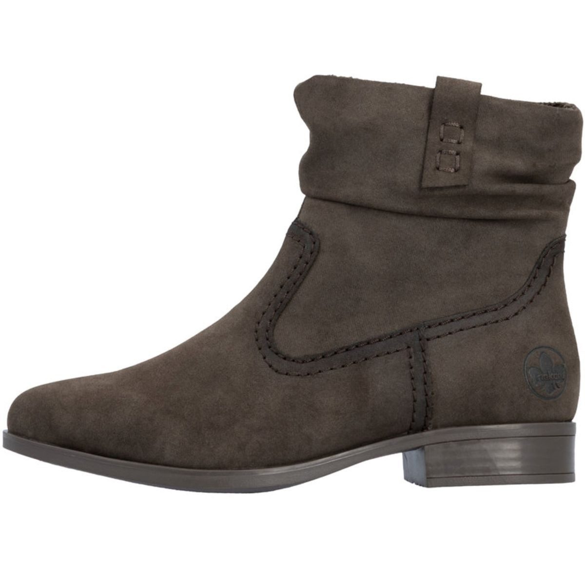 Rieker 77042-25 Stiefelette Kurz-Stiefel mit lässig gerafftem Schaft