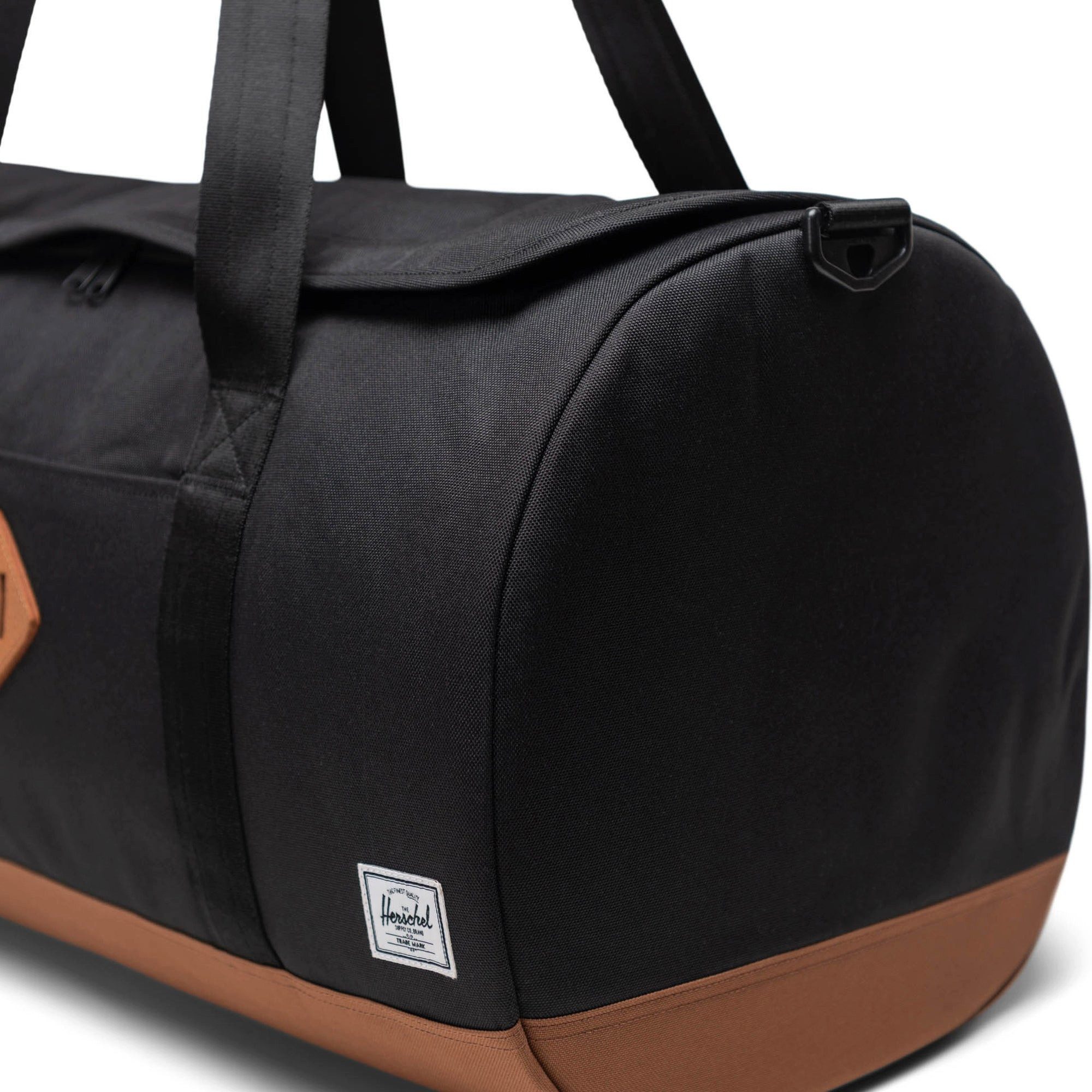 Herschel Reisetasche Heritage Duffle - Reisetasche 52 cm (black/saddle brown)