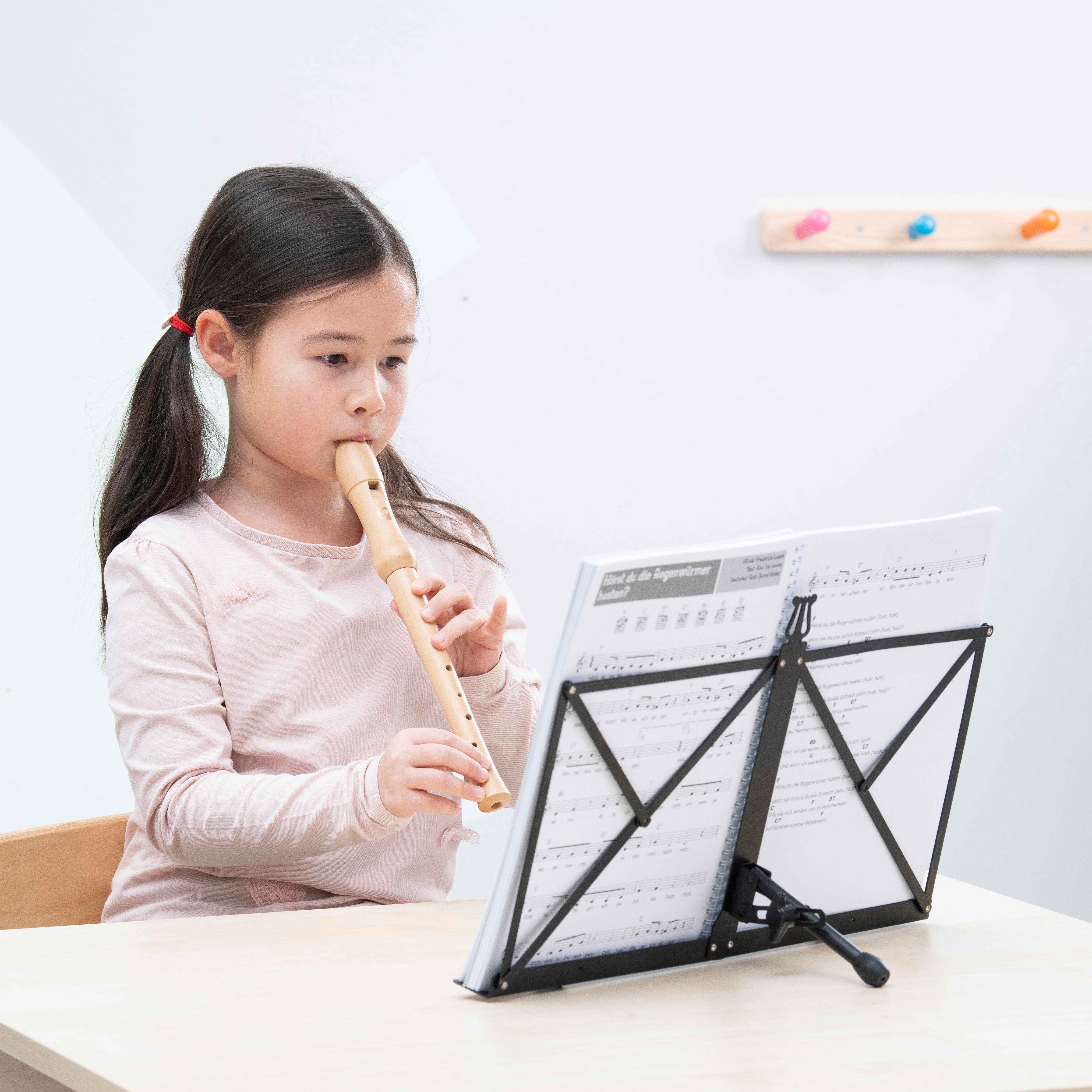 Betzold Notenpult Tisch-Notenständer – Kompakter Halter Musiknoten Praktisch