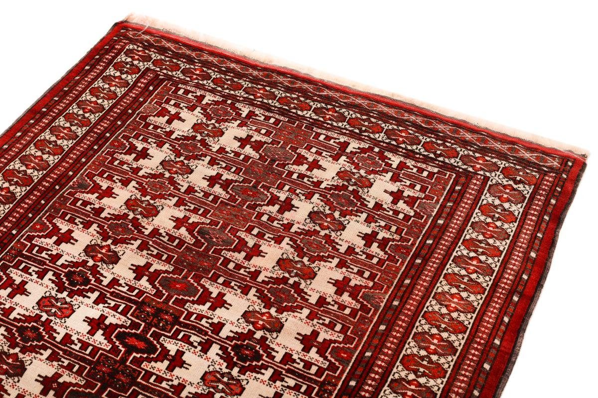 Orientteppich Orientteppich Nain Handgeknüpfter mm Turkaman Perserteppich, Höhe: 6 rechteckig, Trading, / 121x179