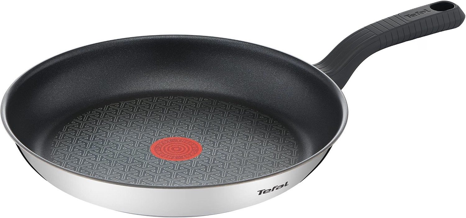 Tefal Bratpfanne 1x Tefal Comfort Max Bratpfanne aus Edelstahl, 28 cm, Edelstahl (1-tlg)