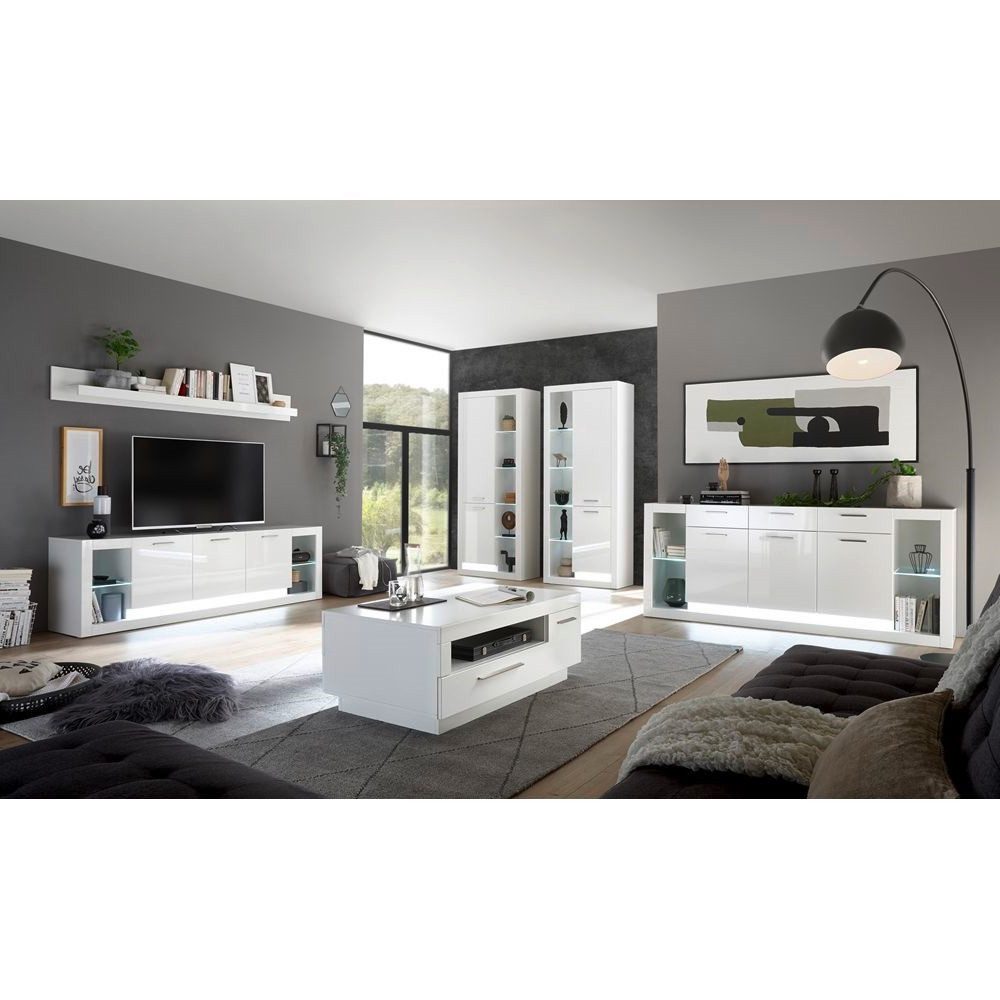 Lomadox Wohnwand MAILAND-61, mit Sideboard und günstig online kaufen