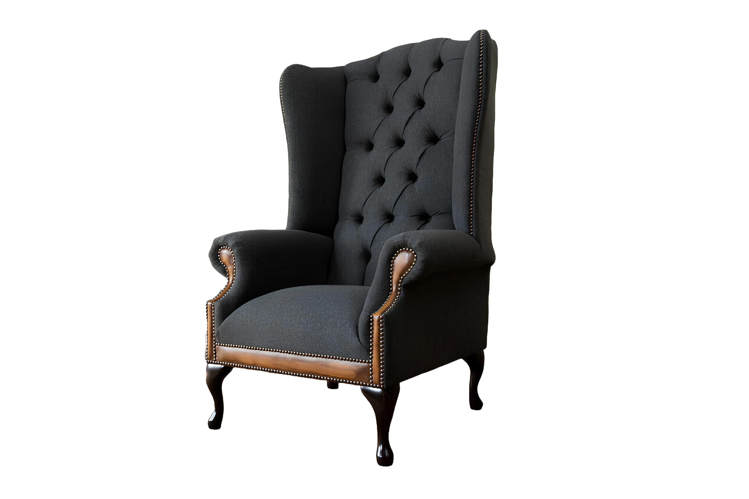 Xlmoebel Sessel Ein luxuriöser Einzelsitzer Polstersessel im Chesterfield-Stil (Sessel), Hergestellt in Europa