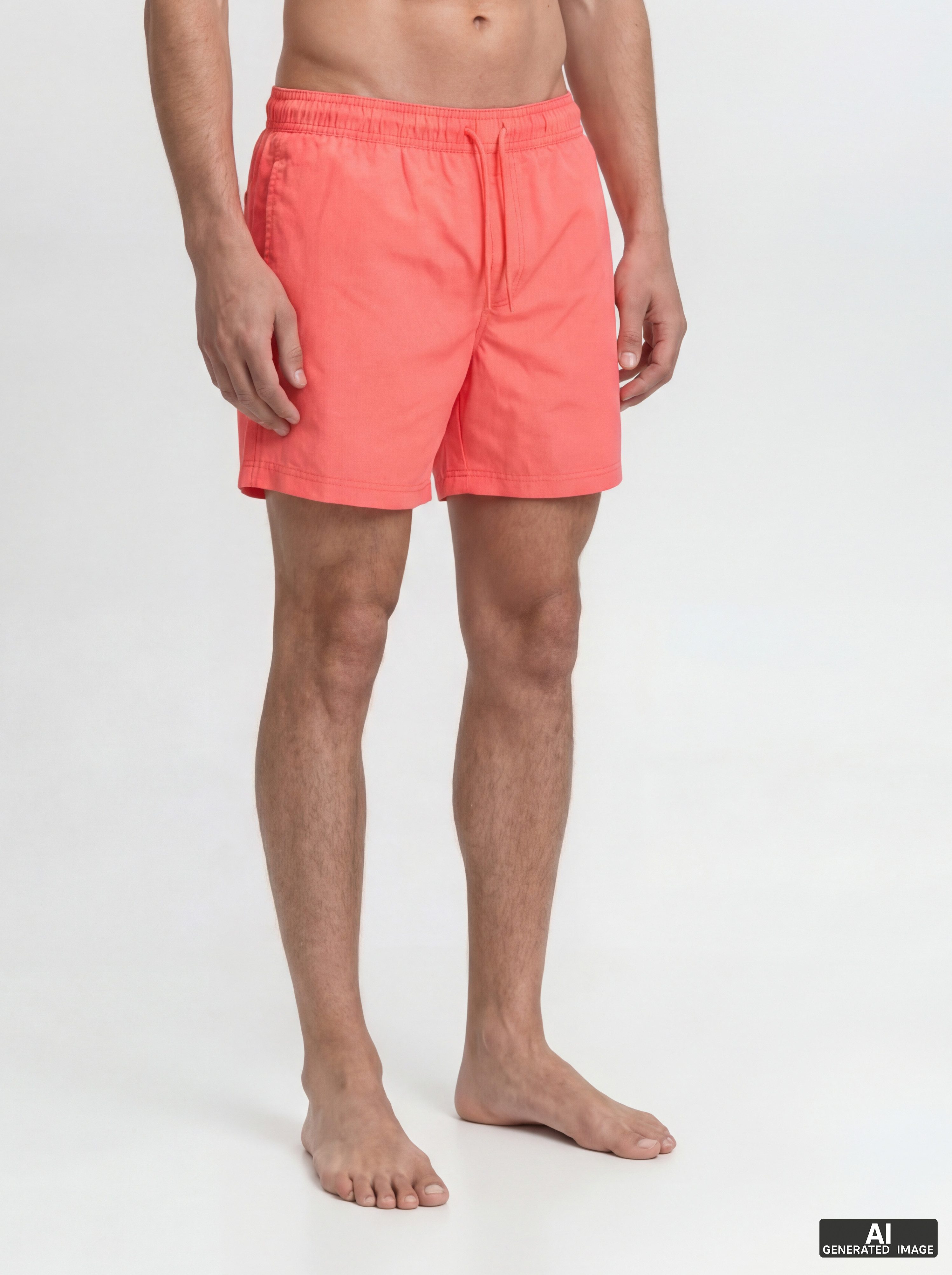 Jack & Jones Badeshorts JPSTMAUI TROPIC SOLID SWIM SHORTS SN Kunstfaser, normal geschnitten