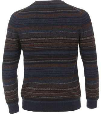 CASAMODA Strickpullover 423951000 Modischer Streifen Normale Passform Rundhalsausschnitt