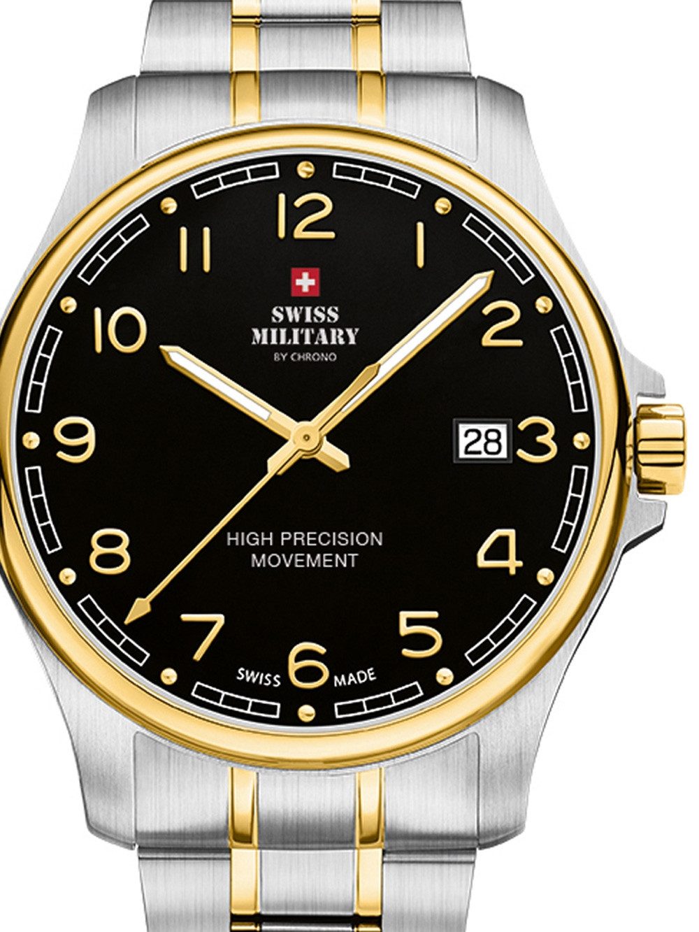 Quarzuhr Swiss Military SM30200.19 Herrenuhr 39mm 5ATM Swiss Military SM30200.19 Herrenuhr 39mm 5ATM
