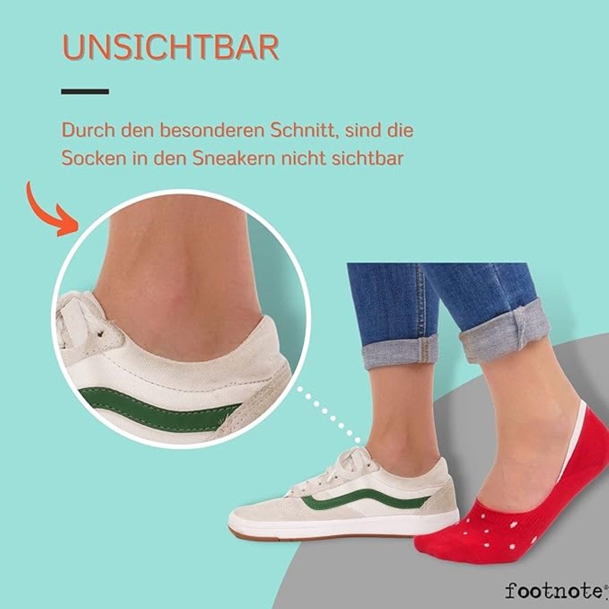 FOOTNOTE Füßlinge Reeve (8-Paar) unsichtbare Low Cut Sneakersocken, Invisib günstig online kaufen