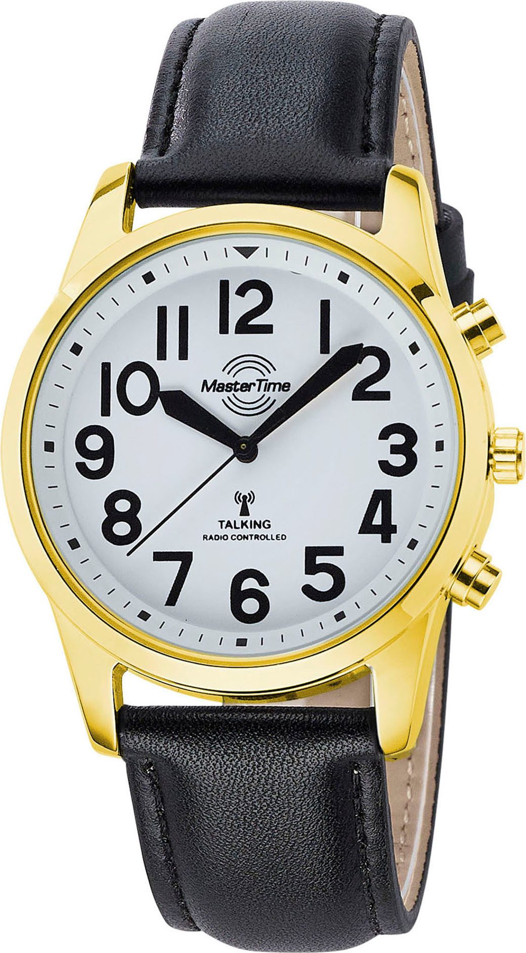 MASTER TIME Funkuhr Sprechende Funkuhr MTGA-10940-12L, Quarzuhr, Armbanduhr günstig online kaufen