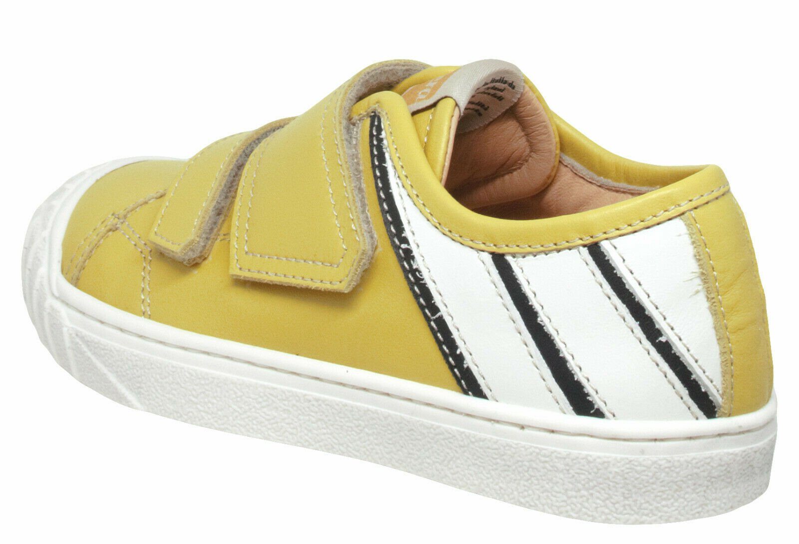 Ocra Ocra Kinder Sneaker 121 planzlich gegerbten Leder gelb Sneaker