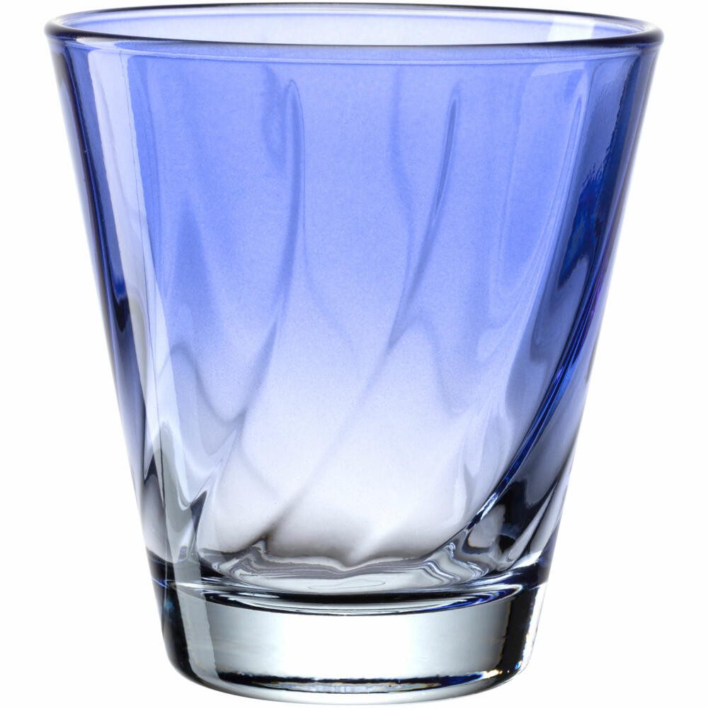 Glas Twist Blau 215 ml
