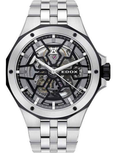 Edox Schweizer Uhr Edox 85303-3NM-NBG Delfin Mecano Automatik Herrenu