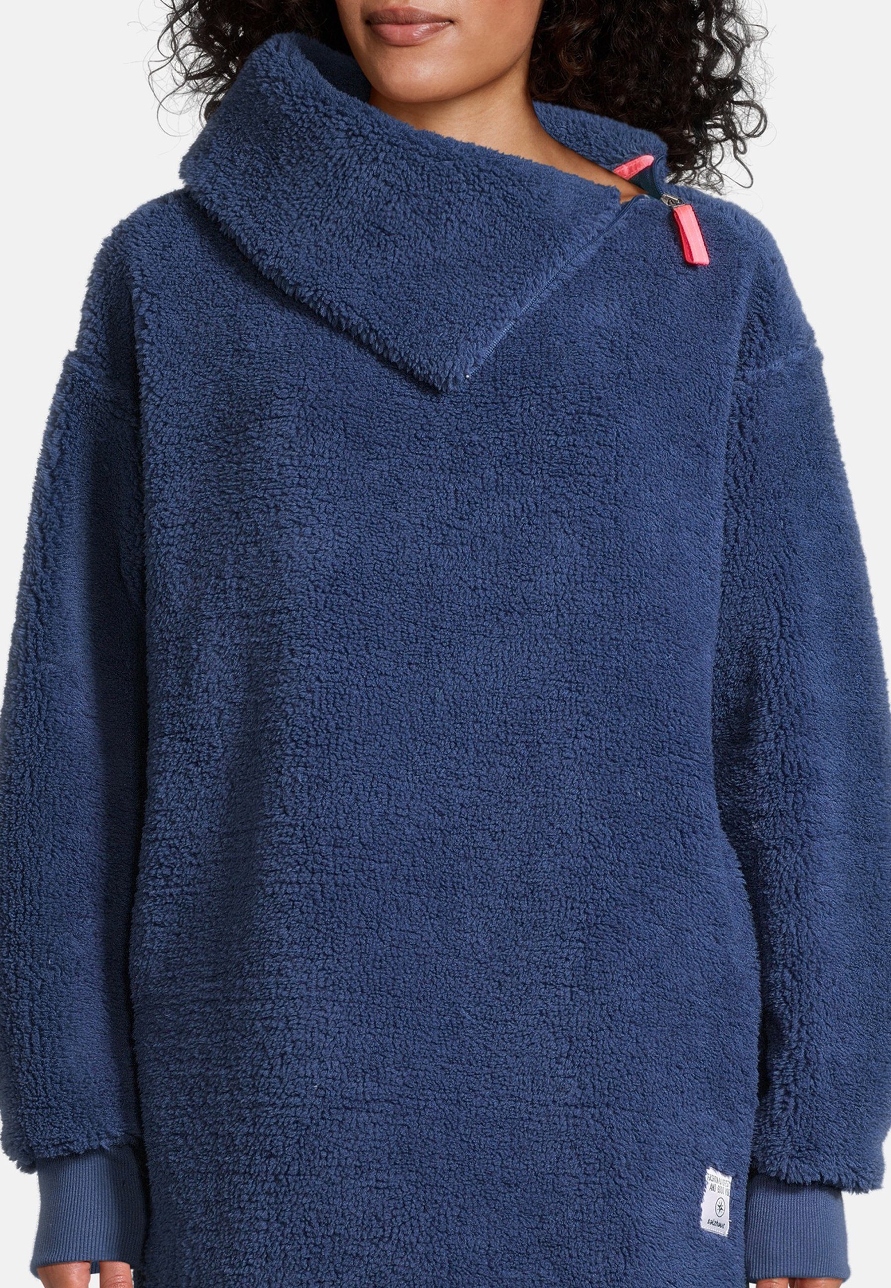 Fleecepullover salzhaut Navy Neielk