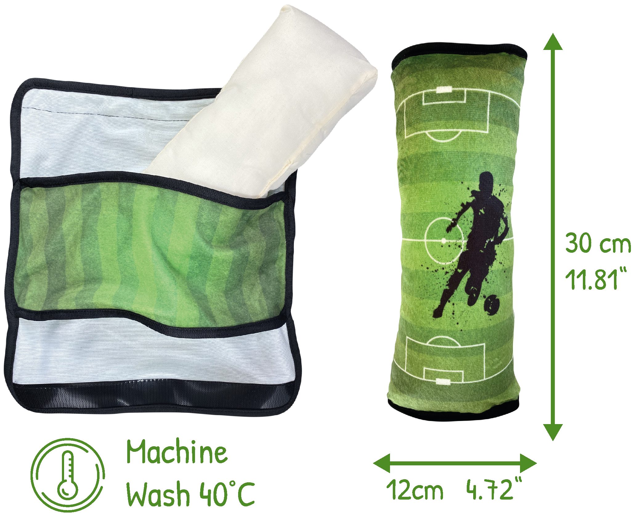 HECKBO Schlafkissen Auto Schlafkissen Fussball Football Motiv für Kinder Mä günstig online kaufen