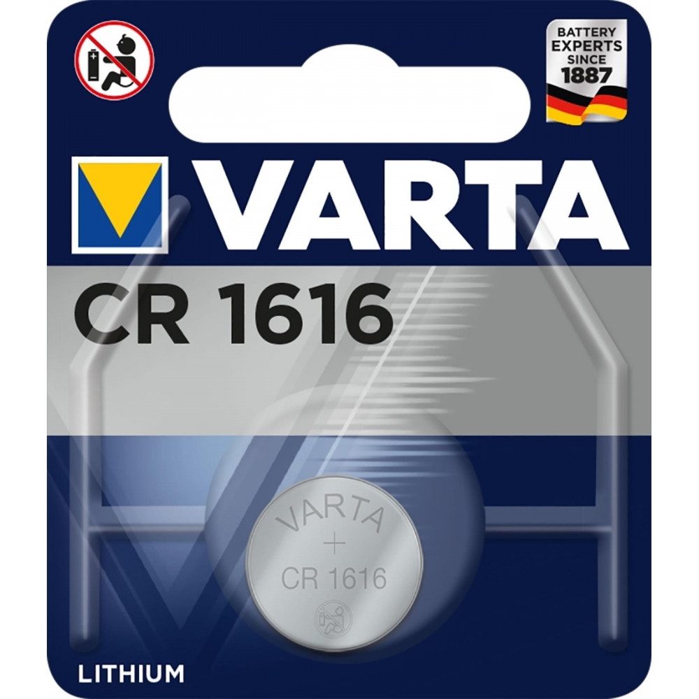 Varta CR1616 1er Blister Knopfzelle Batterie Akku
