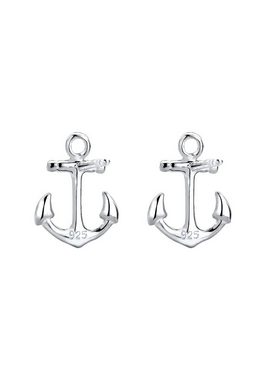 Elli Paar Ohrstecker Anker Maritim Sailor Meer Trend Urlaub 925 Silber, Anker