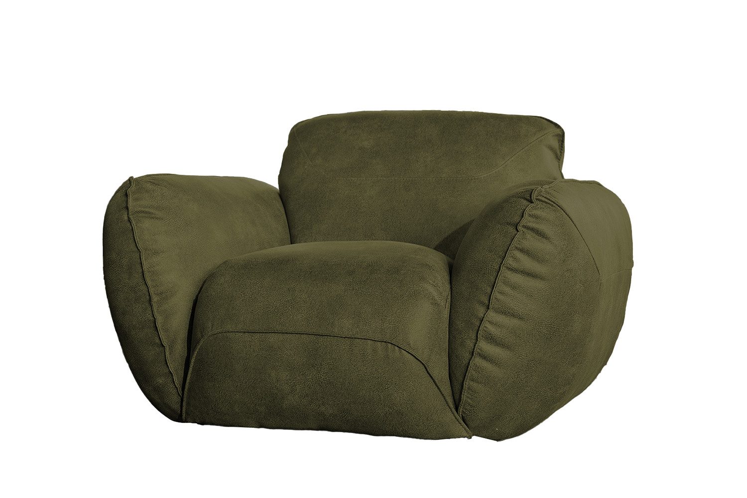 KAWOLA Sessel DAVITO, Clubsessel Leder oder Lederimitat im Vintagelook, verschiedene Цвета(ов)