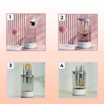 Bifurcation Reinigungsbürste Make-up-Pinselreiniger, automatische Make-up-Pinsel-Reinigungsmaschine, (1-tlg)