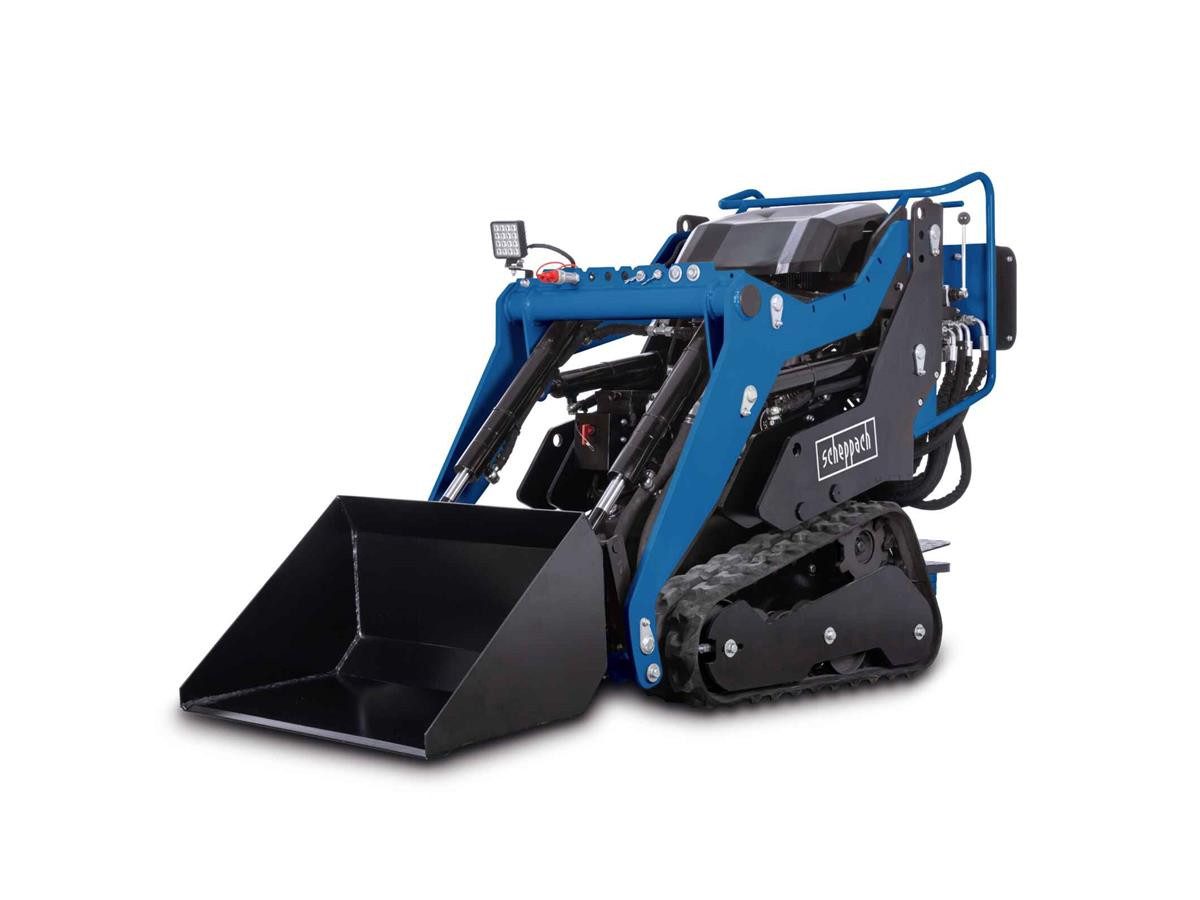 Scheppach Minibagger MKL730, 8,5 PS Kompaktlader inkl. 735 mm Ladeschaufel (Separate Anbaugeräte)