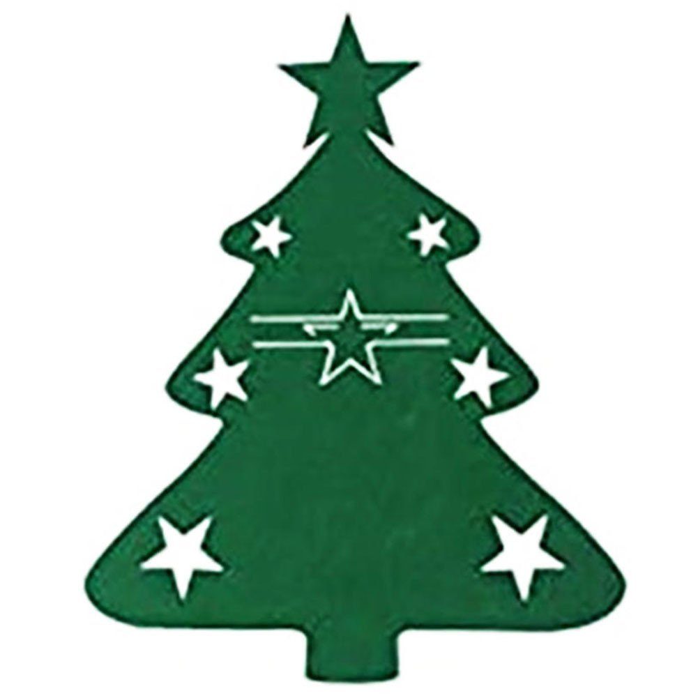 Blusmart Christbaumschmuck Weihnachtsbaumförmiger Geschirrständer, Multifunktionaler green