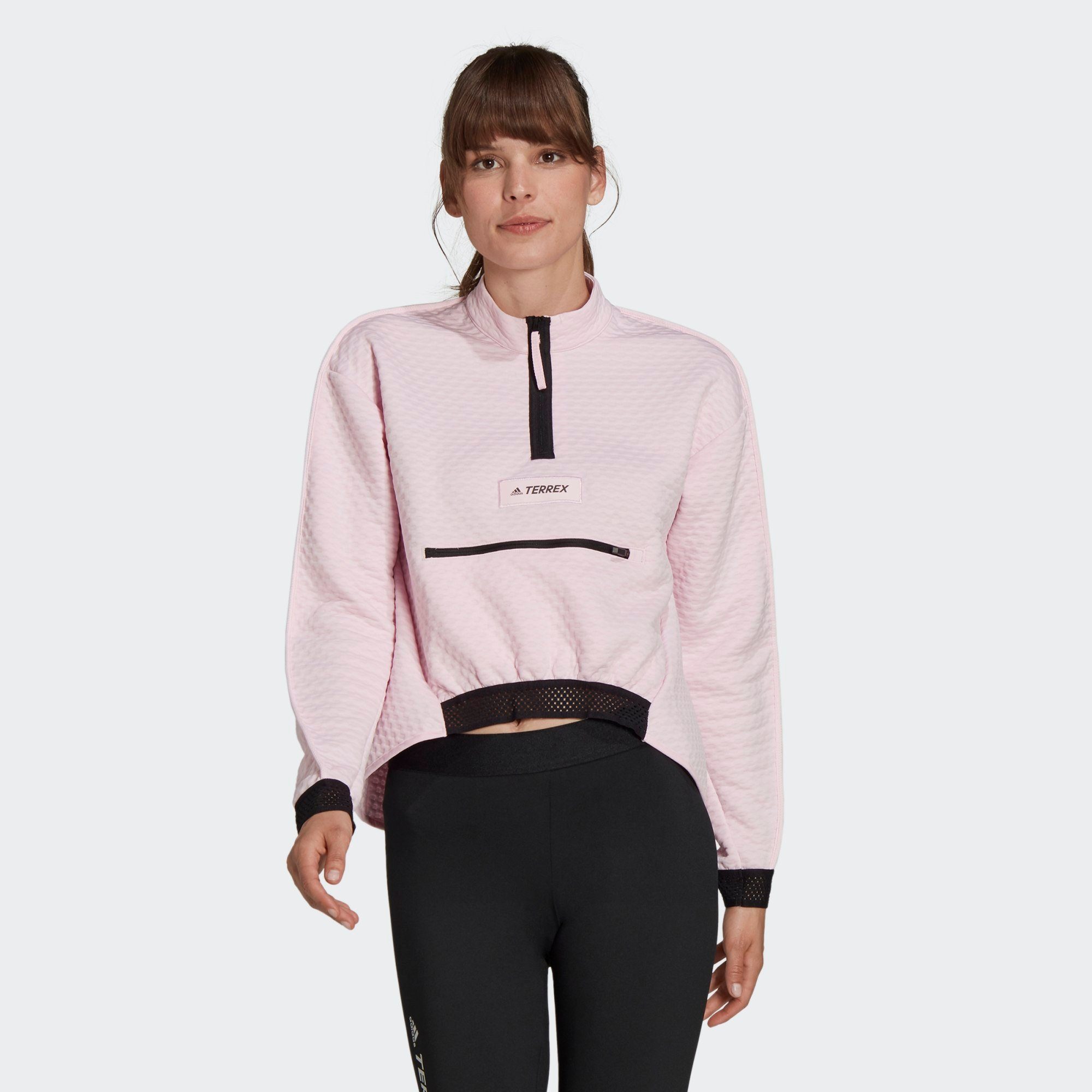 adidas TERREX Trainingsjacke »TERREX Hike 1/2 Zip Fleece-Sweatshirt« online  kaufen | OTTO
