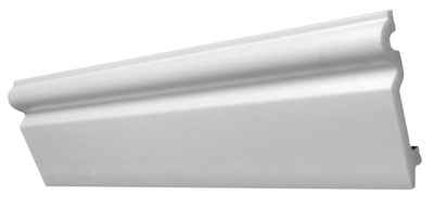 Decosa Zierleiste Decosa Sockelleiste SK100, weiß, 14 x 100 mm, Länge: 2 m, Kleben, Polystyrol (Styropor), 1-St., Stoß- und schlagfest