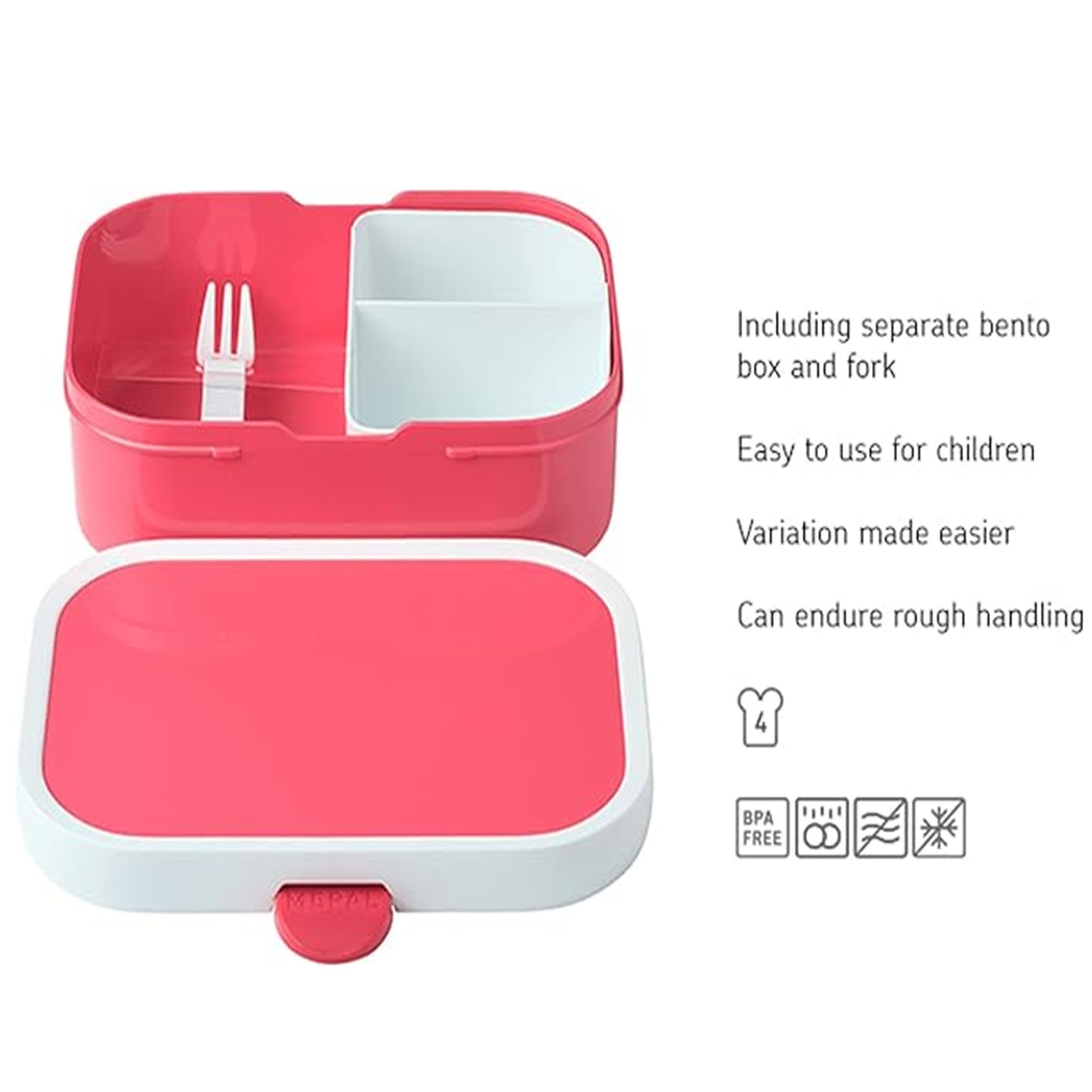 Mepal Lunchbox Lunch-Set für Kinder mit 300 ml Becher & 750 ml Box, Spülmaschinenfest, BPA-frei, ideal für Schule oder unterwegs
