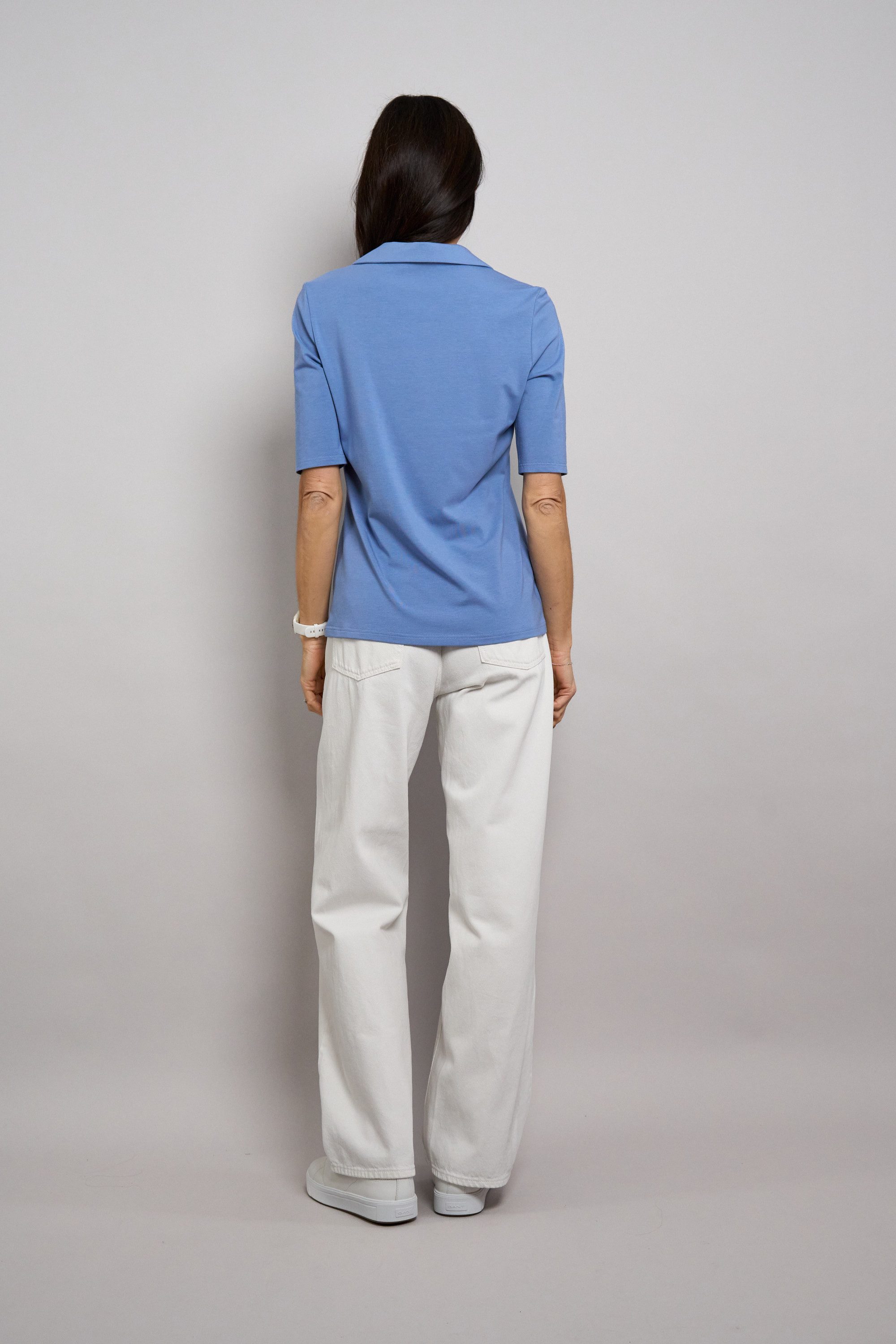 Seidel Moden Poloshirt Mit V-Ausschnitt - MADE IN GERMANY – Bild 4 von 4