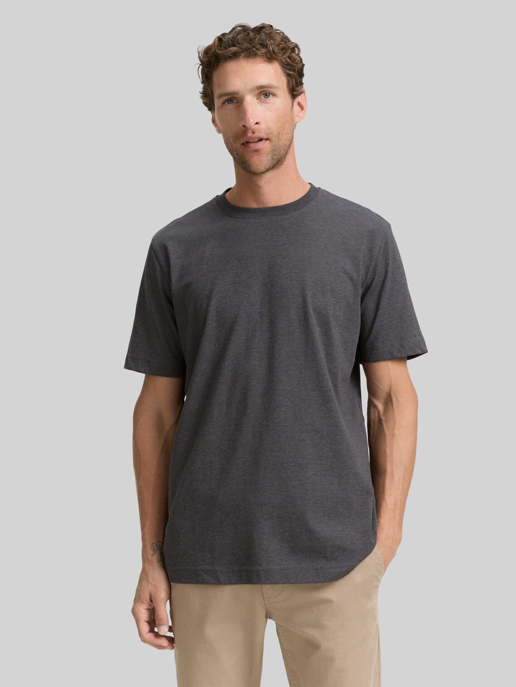TOM TAILOR T-Shirt T-Shirt (im 2er Pack) T-Shirts aus Baumwolle im 2er-Pack