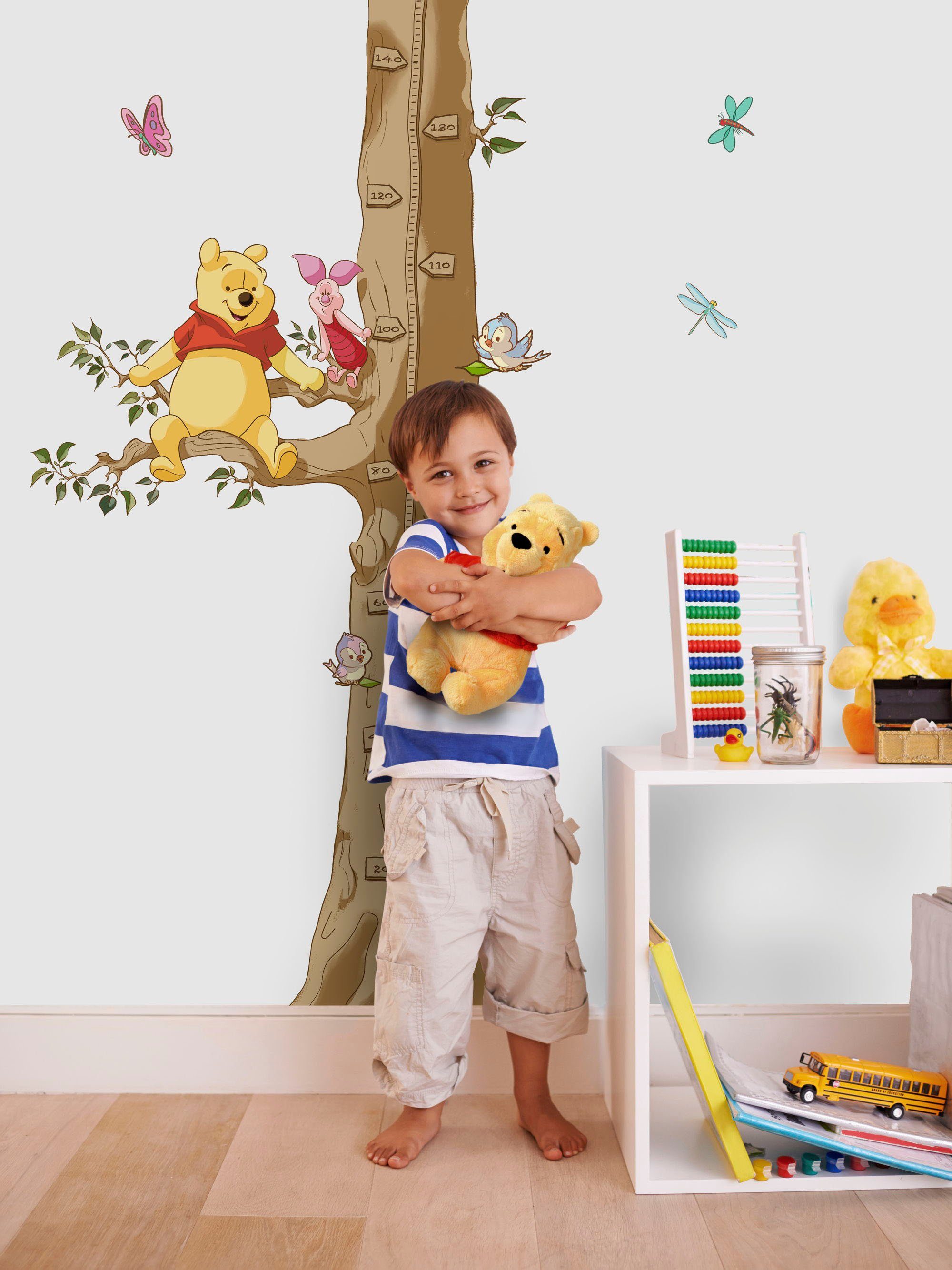 Komar Wandtattoo Winnie the Pooh Size - Größe 100 x 70 cm (8 St), Künstler: Disney, selbstklebend, Wandsticker, Kinderzimmer