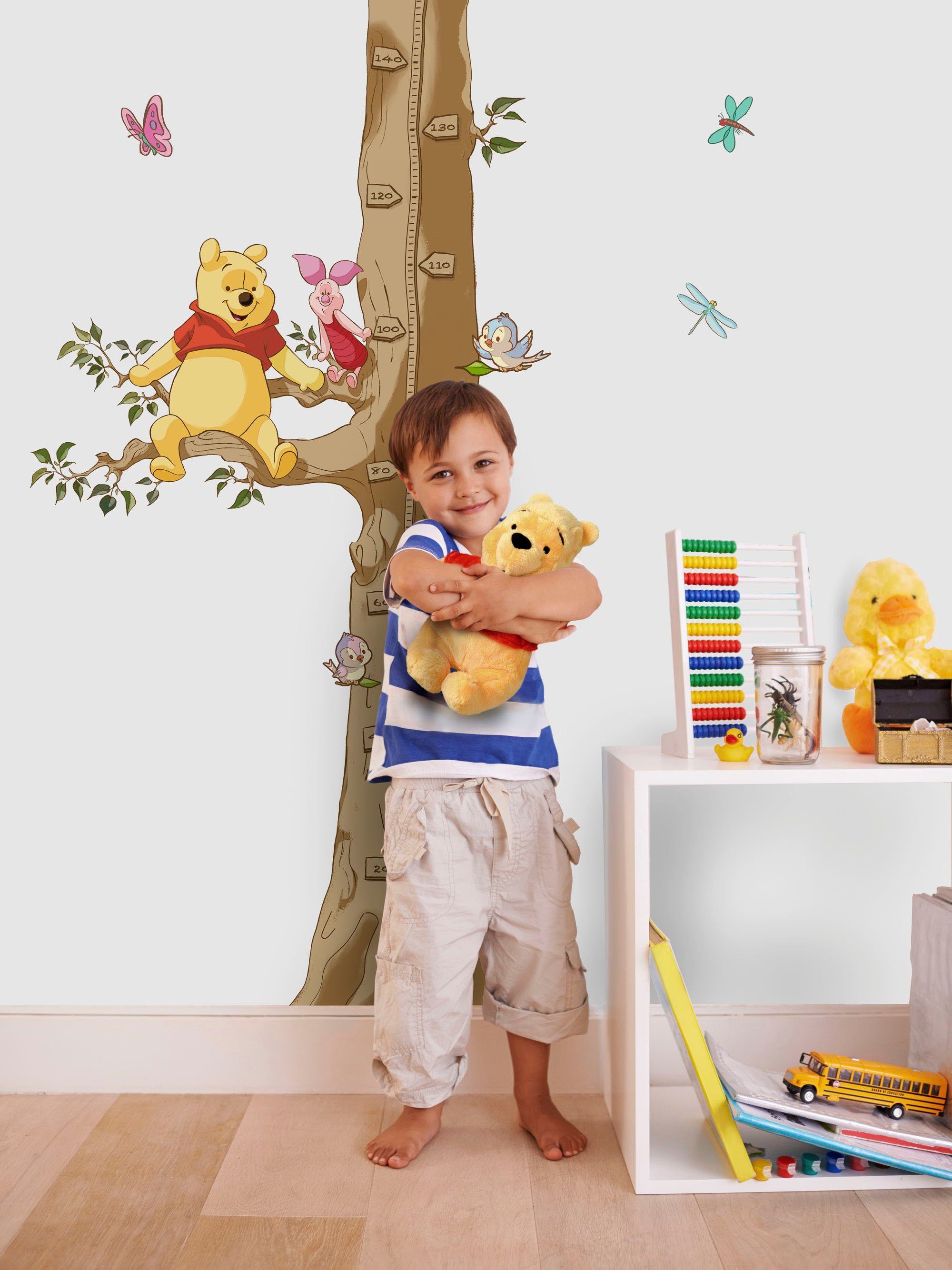 St), 100x70 Komar (Breite Höhe), selbstklebendes (8 cm Pooh Winnie Disney, Künstler: x Size The Wandtattoo Wandtattoo