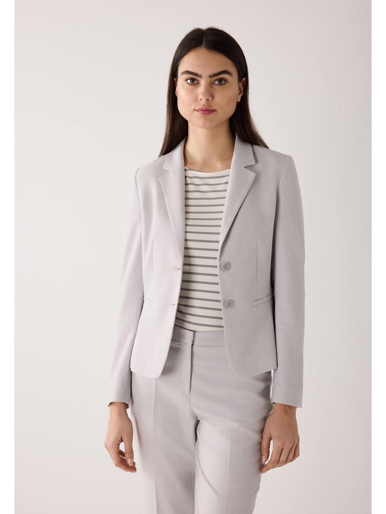 MORE&MORE Jackenblazer strukturierter Kurzblazer günstig online kaufen