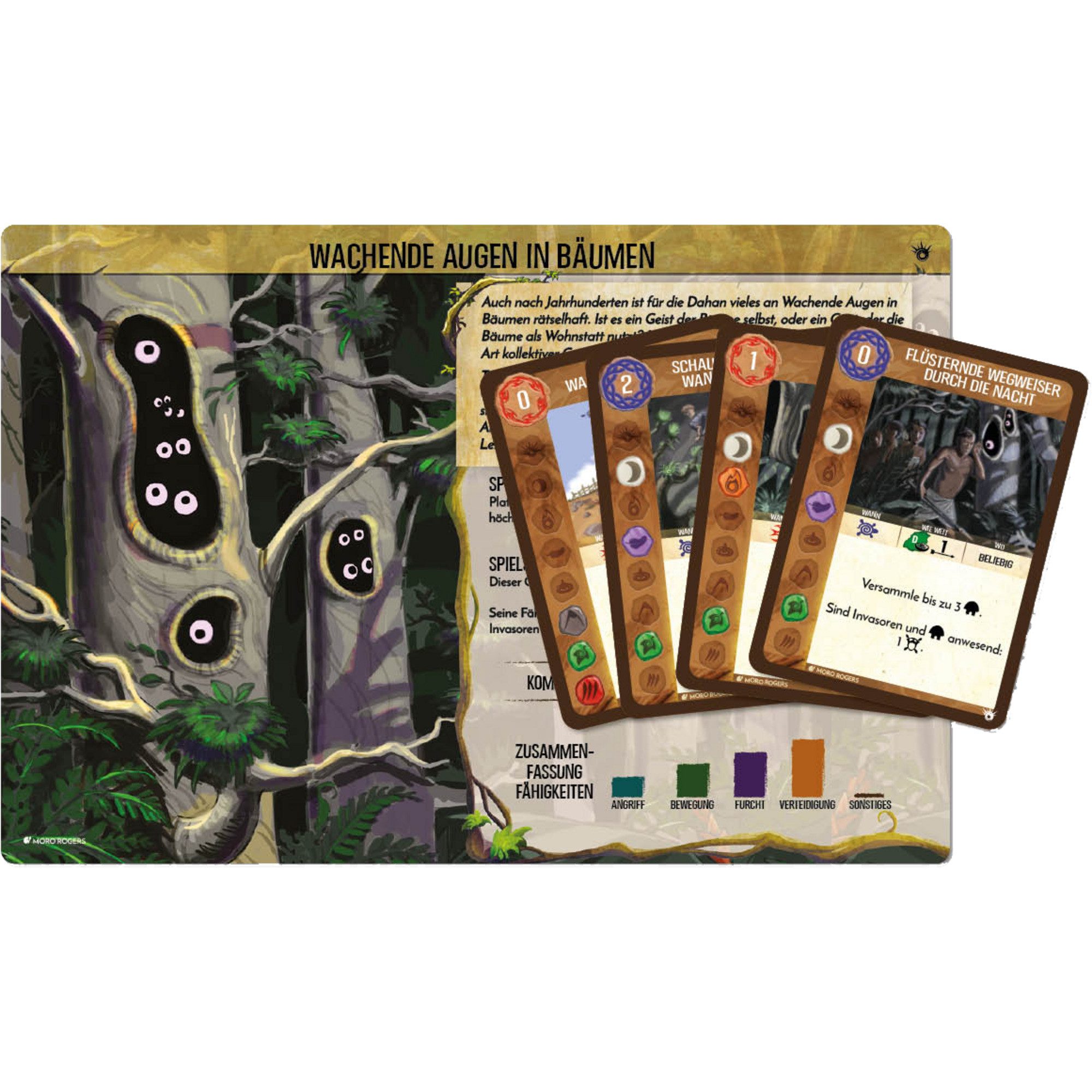 Pegasus Spiel Pegasus Spirit Island: Wachende Augen in Bäumen