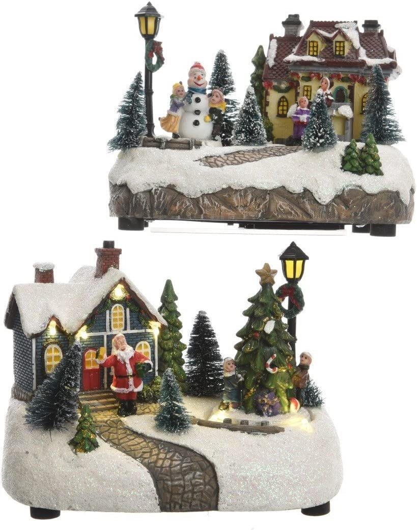 Kaemingk LED-Dekofigur LED Weihnachtslandschaften in 2 günstig online kaufen