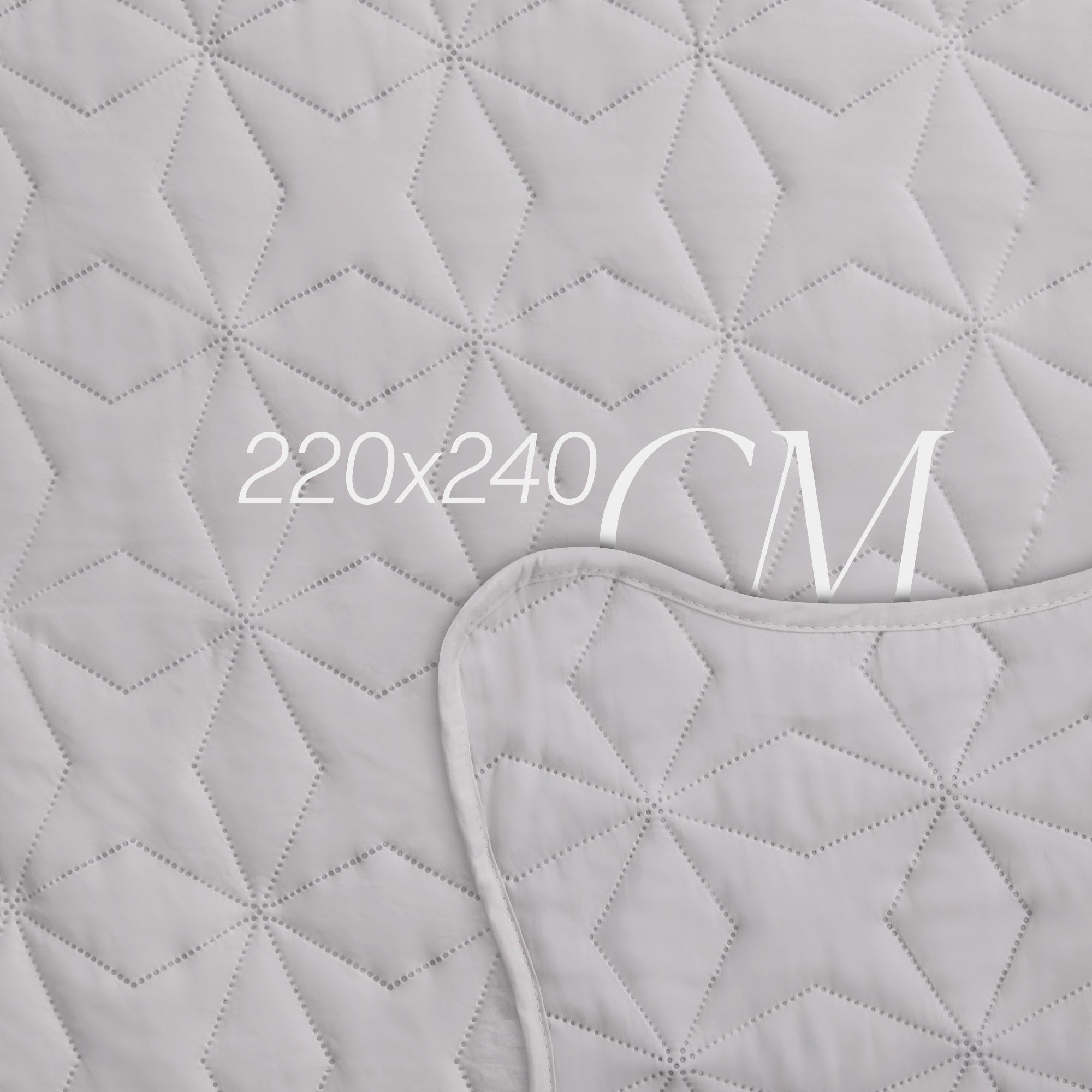 Bestlivings Tagesdecke 220x240 cm, mit Steppung in diversen Designs
