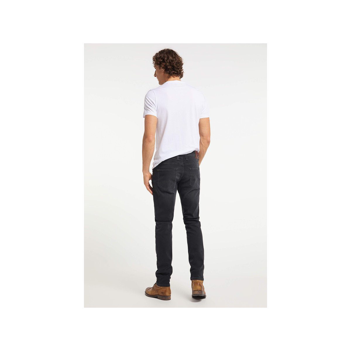 MUSTANG 5-Pocket-Jeans schwarz regular (1-tlg)