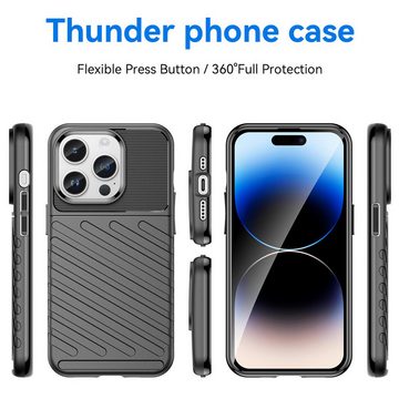 CoolGadget Handyhülle Thunder Hybrid Case für Apple iPhone 14 Pro Max 6,7 Zoll, stylische rutschfeste Schutzhülle Handy Hülle für iPhone 14 Pro Max