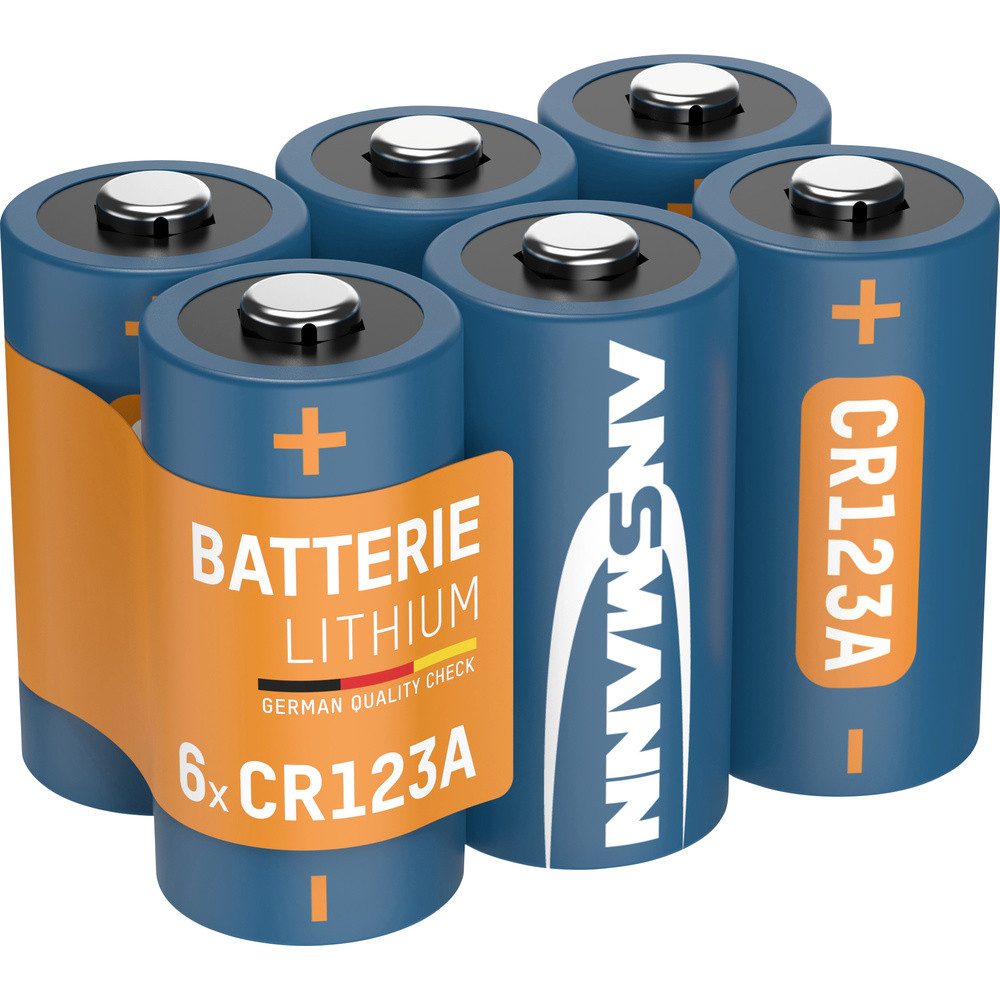 ANSMANN AG Ansmann CR123 Fotobatterie CR123A Lithium 1375 mAh 3 V 6 St. Fotobatterie