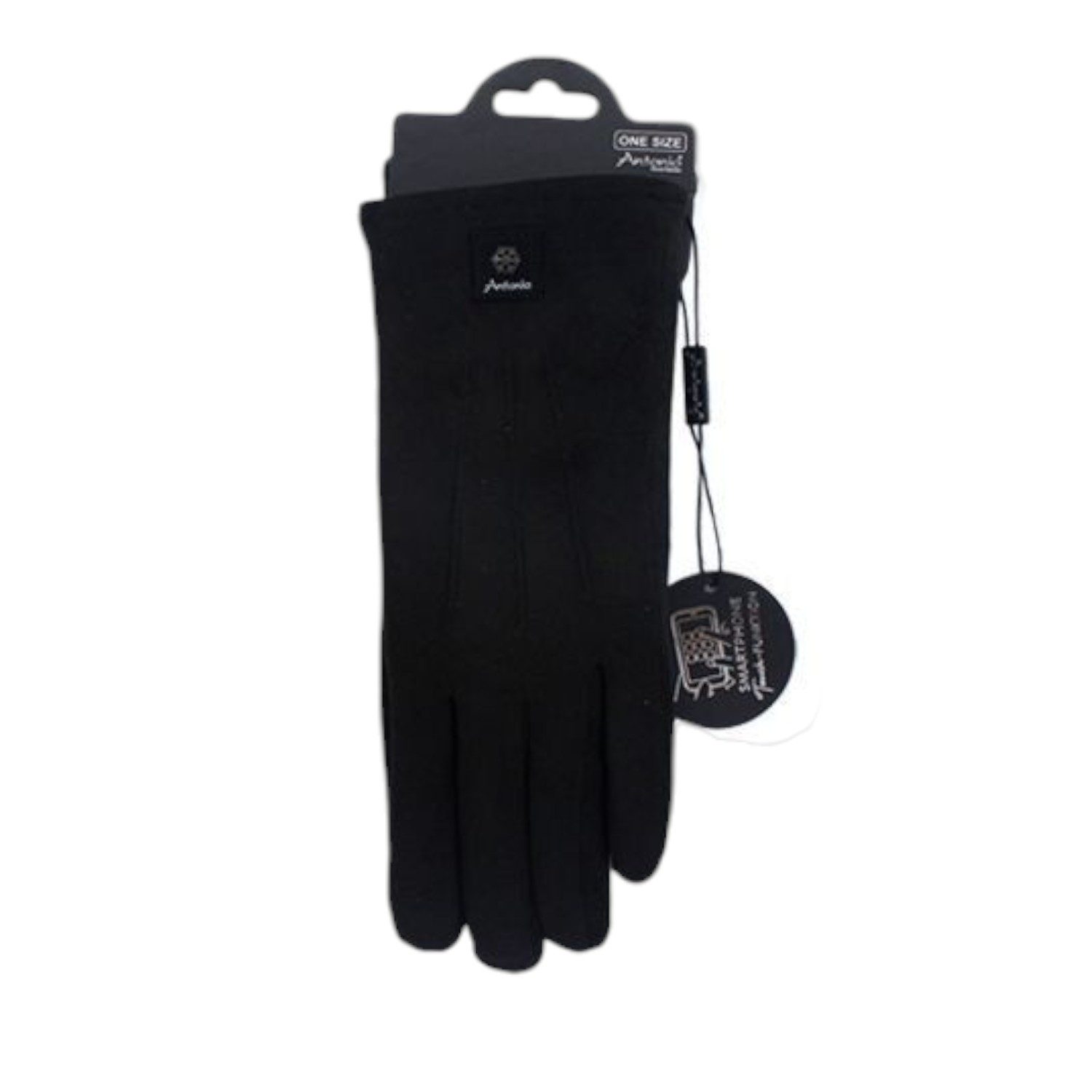 Antonio Strickhandschuhe Fingerhandschuhe mit drei Streifen auf Handrücken » Touchfunktion (Kein Set, 2-St., 1 Paar Перчатки) Gefütterte Winter Damen Перчатки » Winterhandschuhe mit Teddyfutter